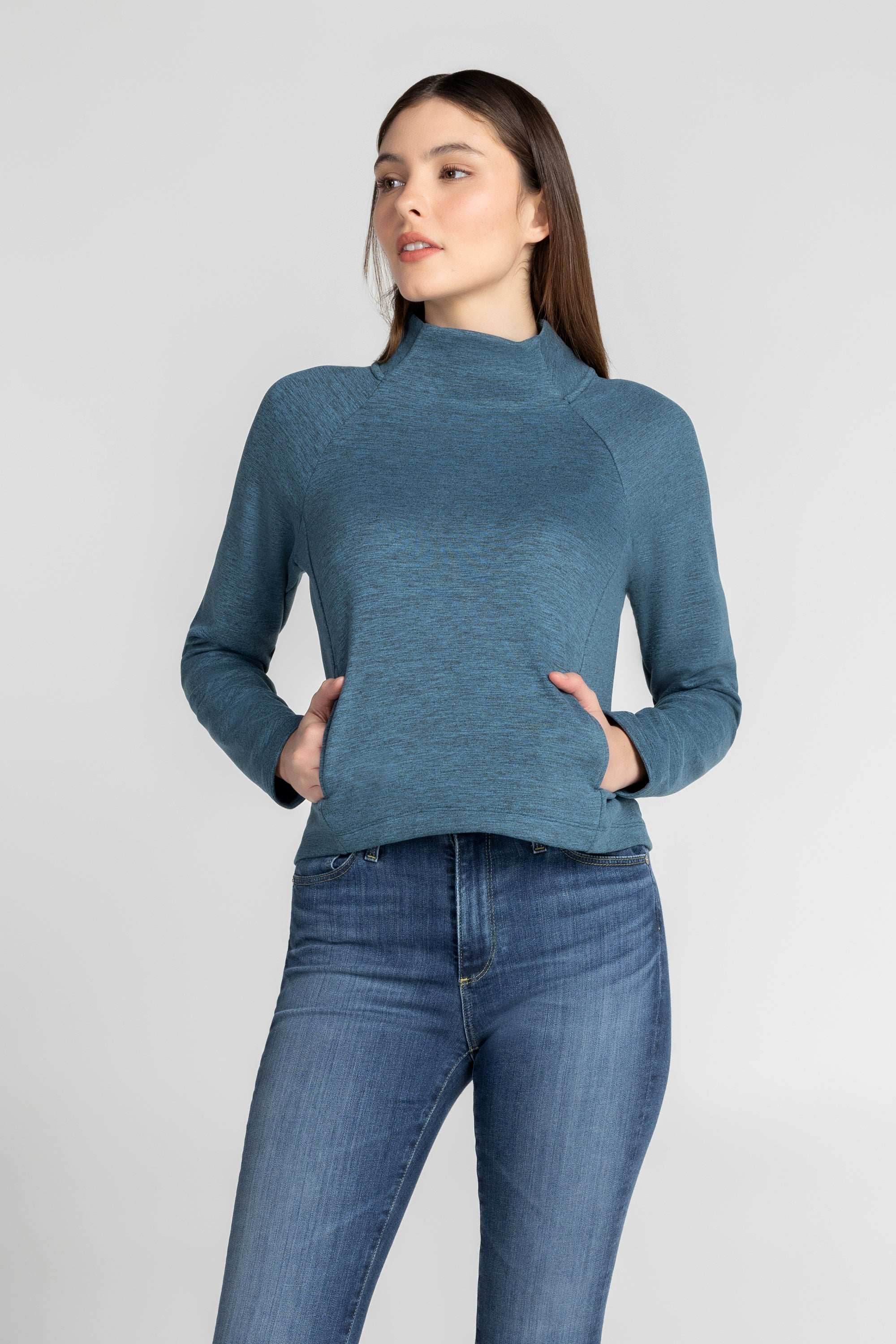 Pull polaire en néoprène Azure
