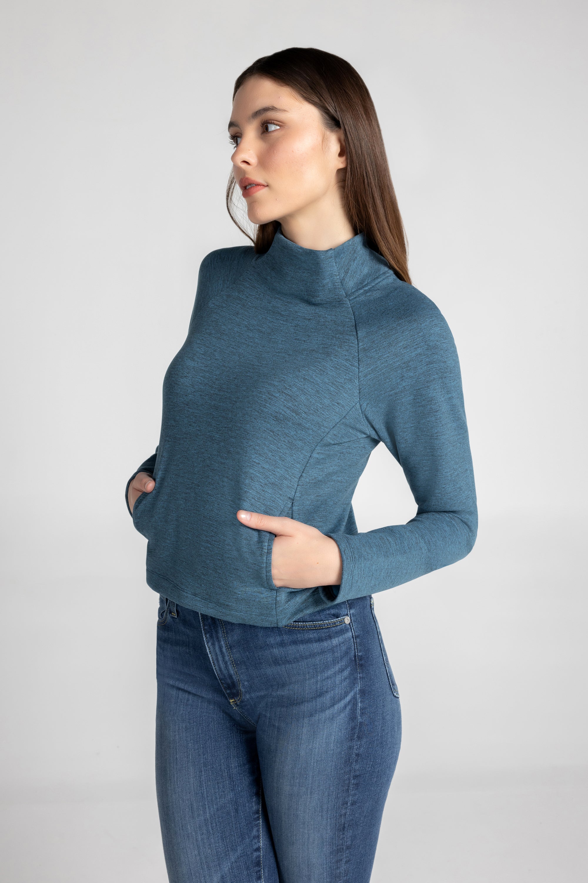 Pull polaire en néoprène Azure