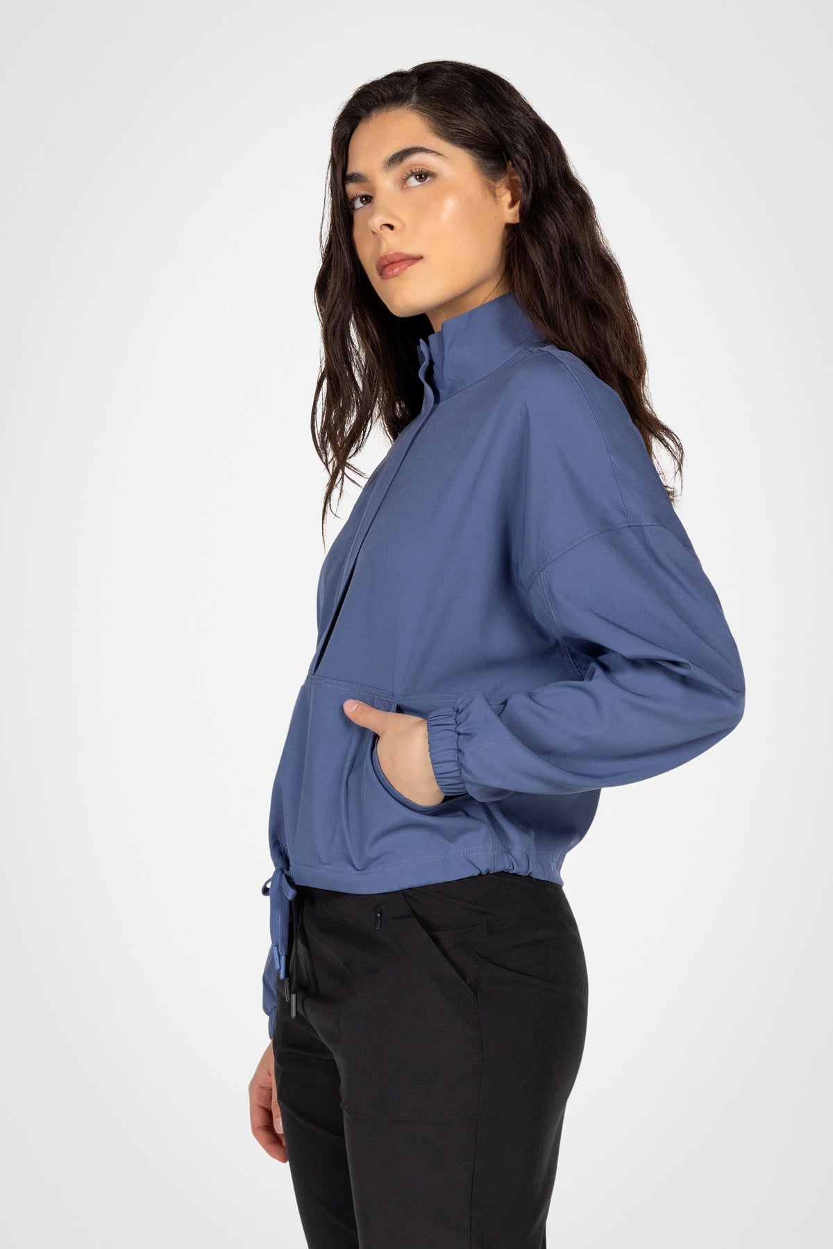 Pull demi-zip FlowState