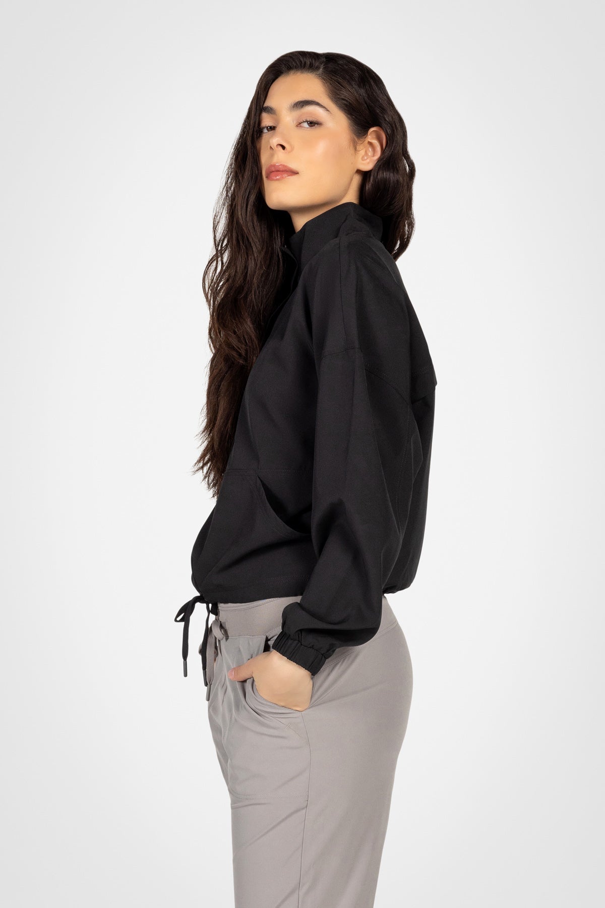 Pull demi-zip FlowState