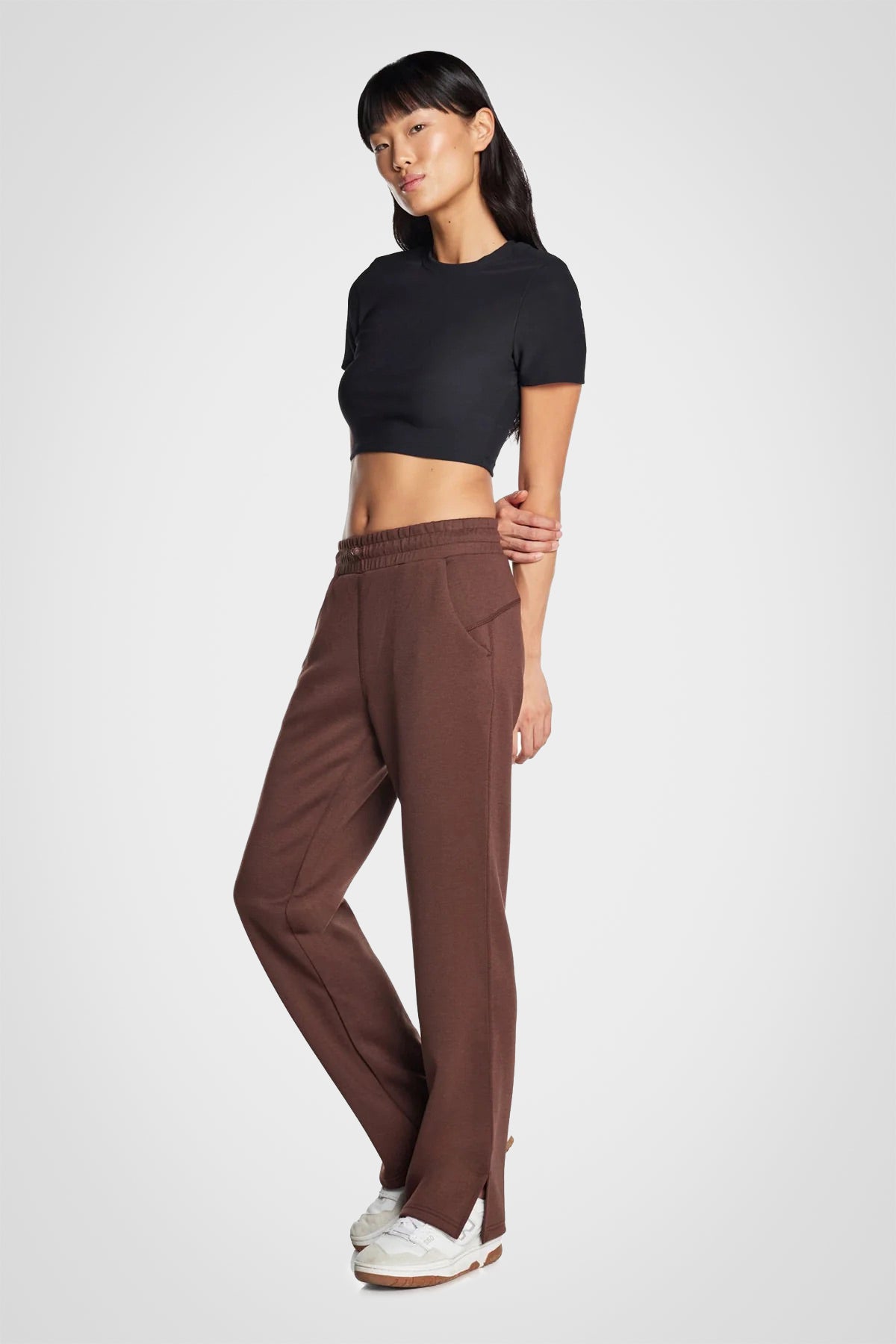 Pantalon de jogging fendu sur le côté Astrid