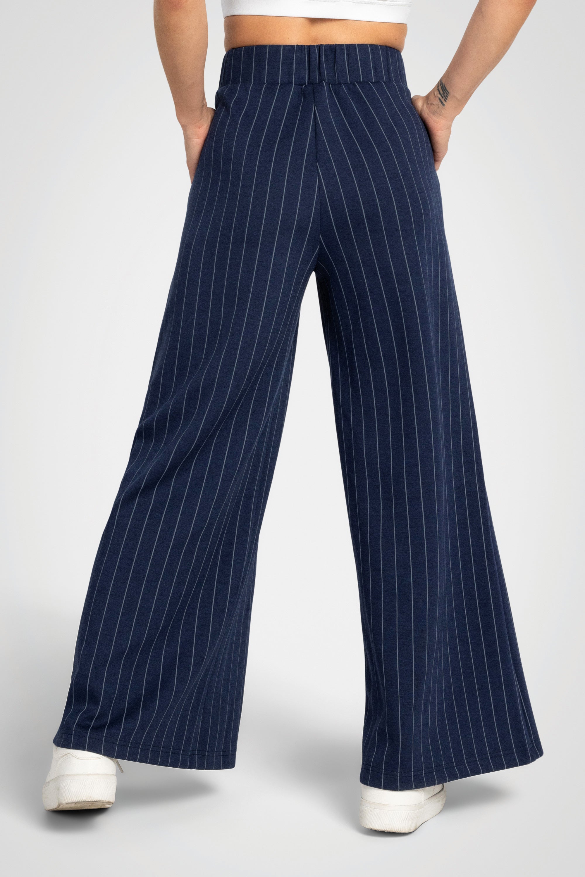 Pinstripe Deluxe Ultra Wide Leg Pant – 30”