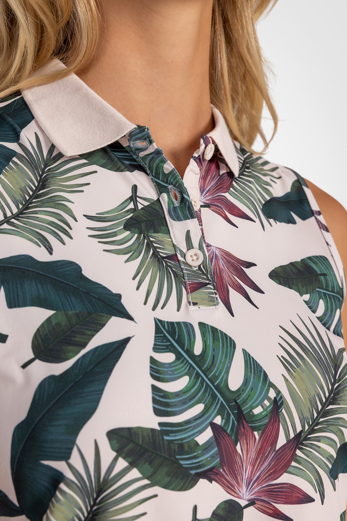 Palm Ace Sleeveless Polo