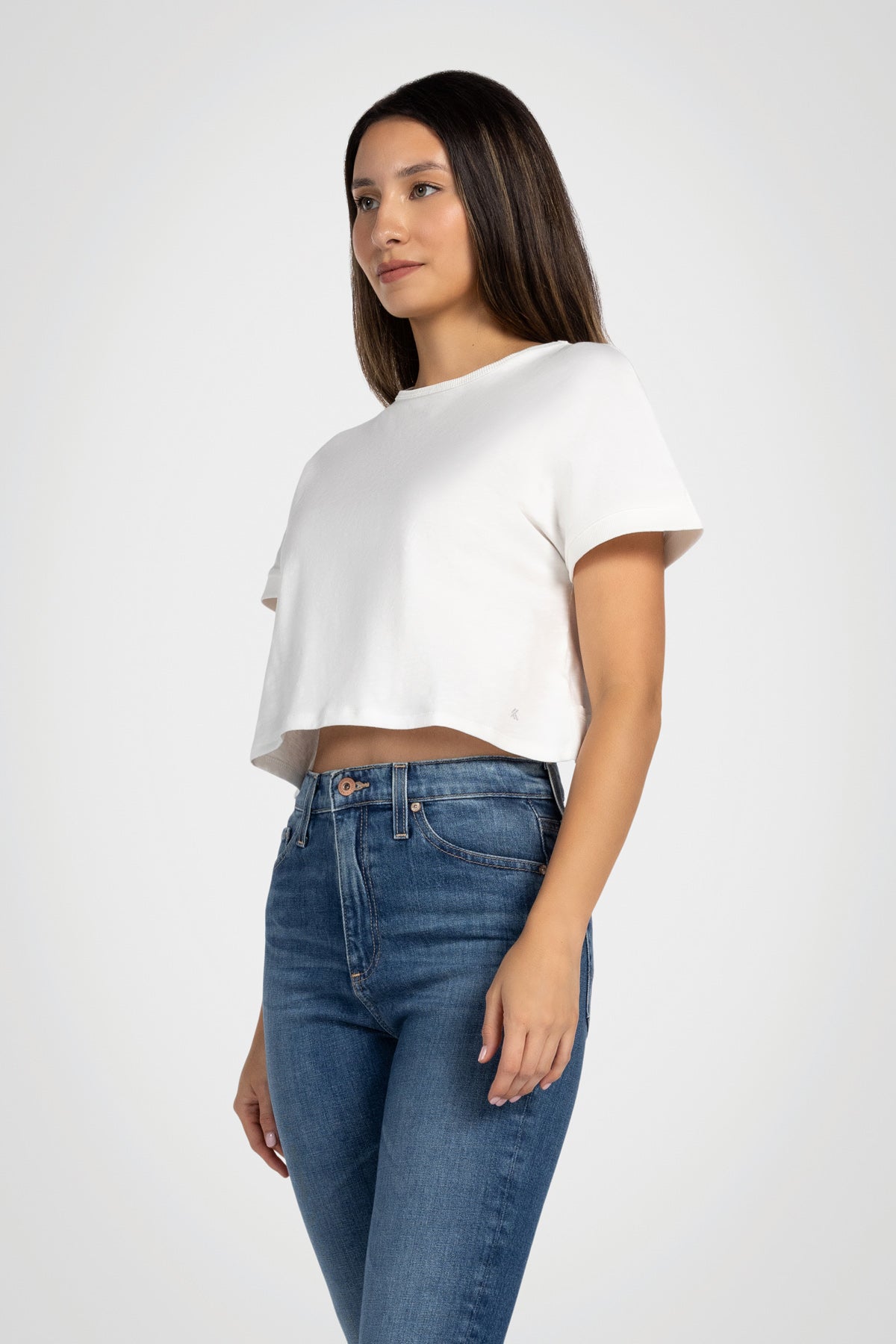 Keyhole Slub Jersey Tee