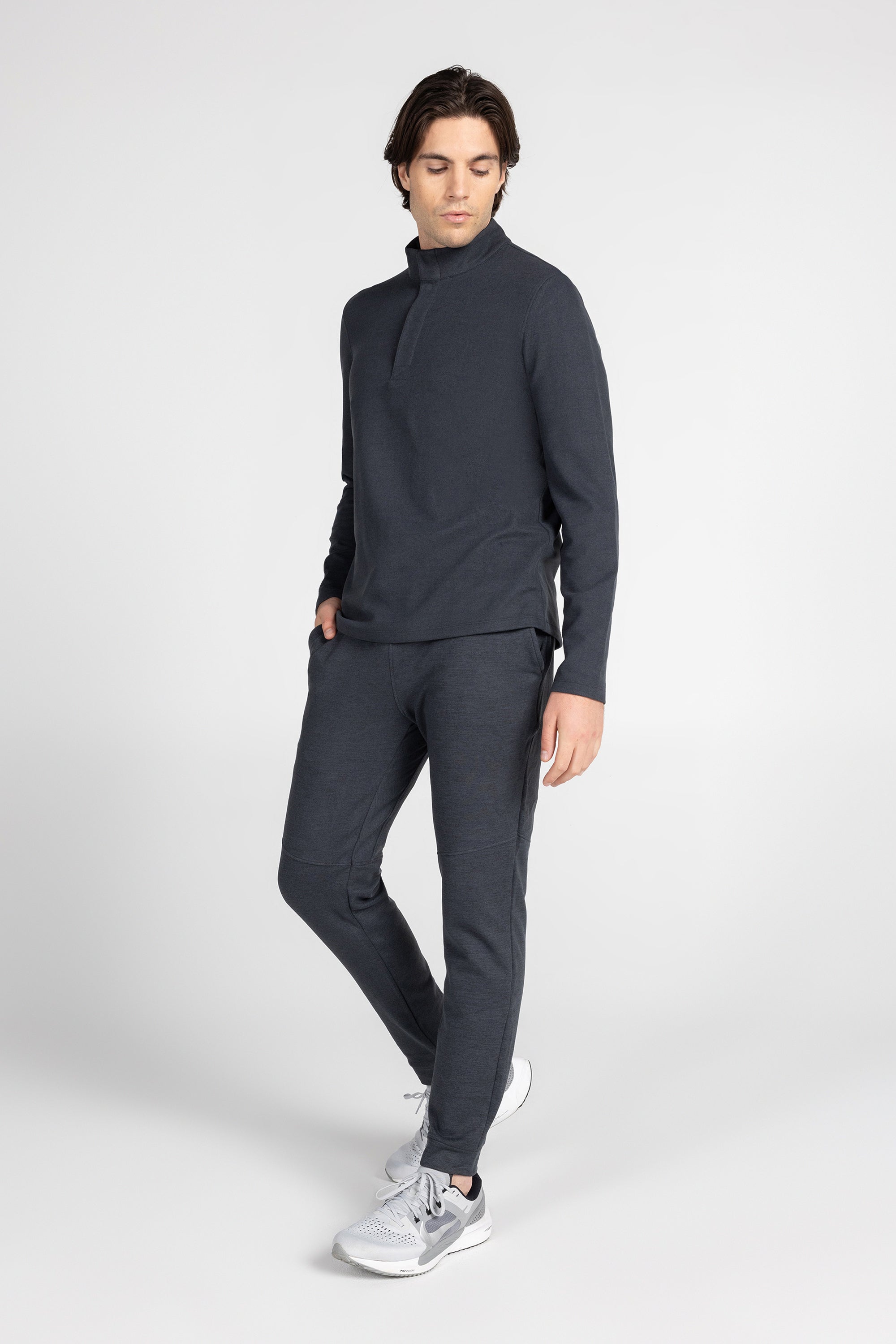Jackson Quarter Snap Long Sleeve Top