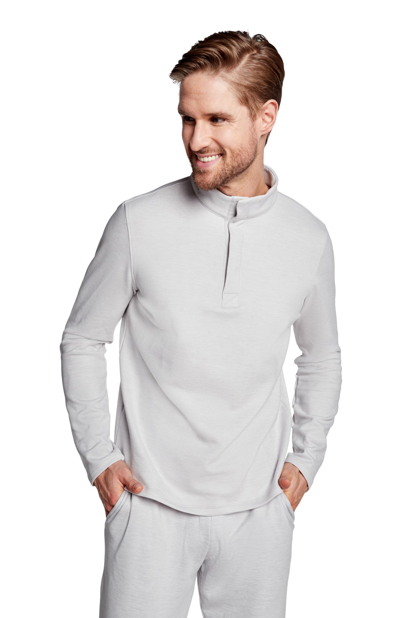 Jackson Quarter Snap Long Sleeve Top