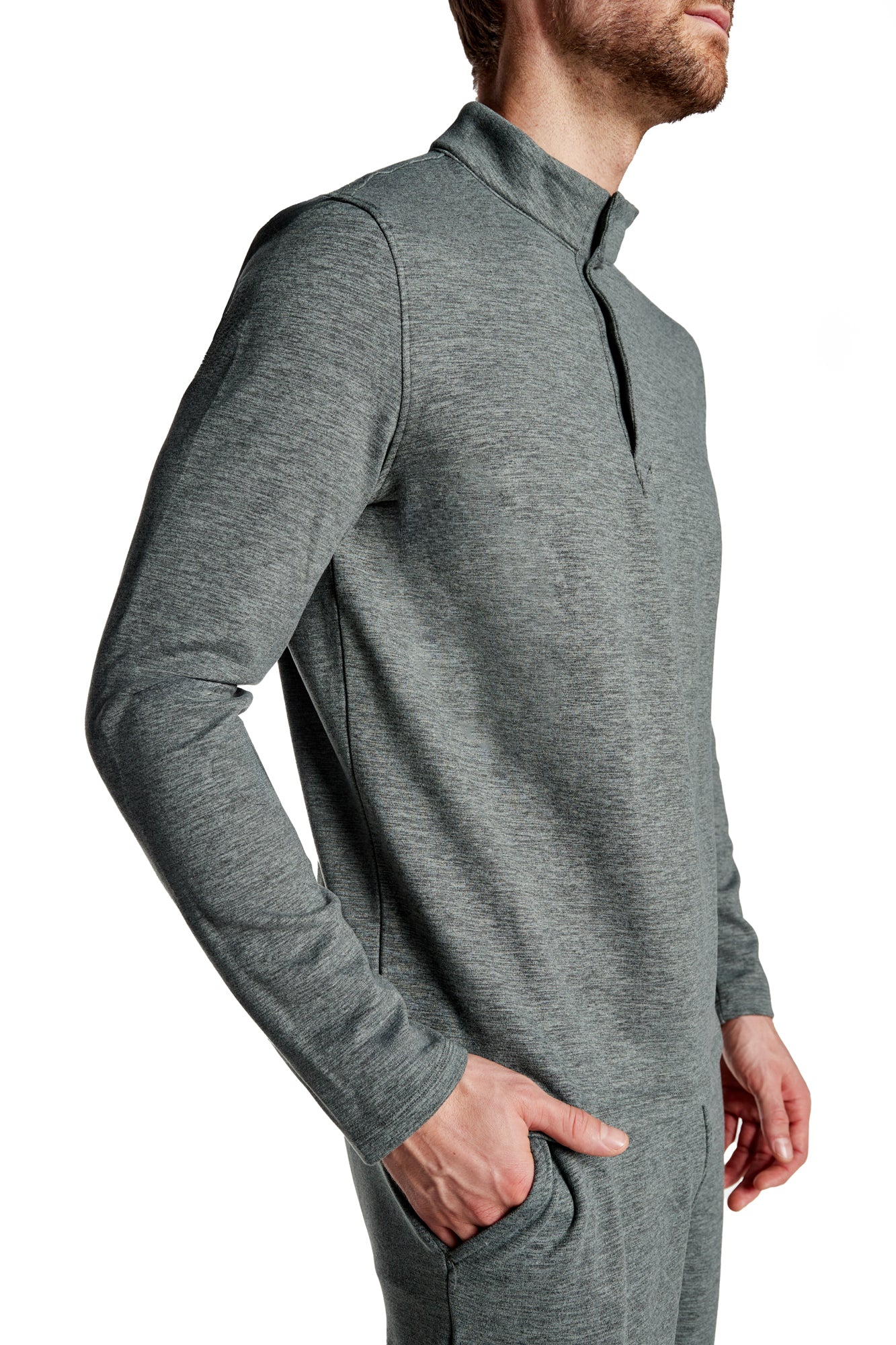 Jackson Quarter Snap Long Sleeve Top