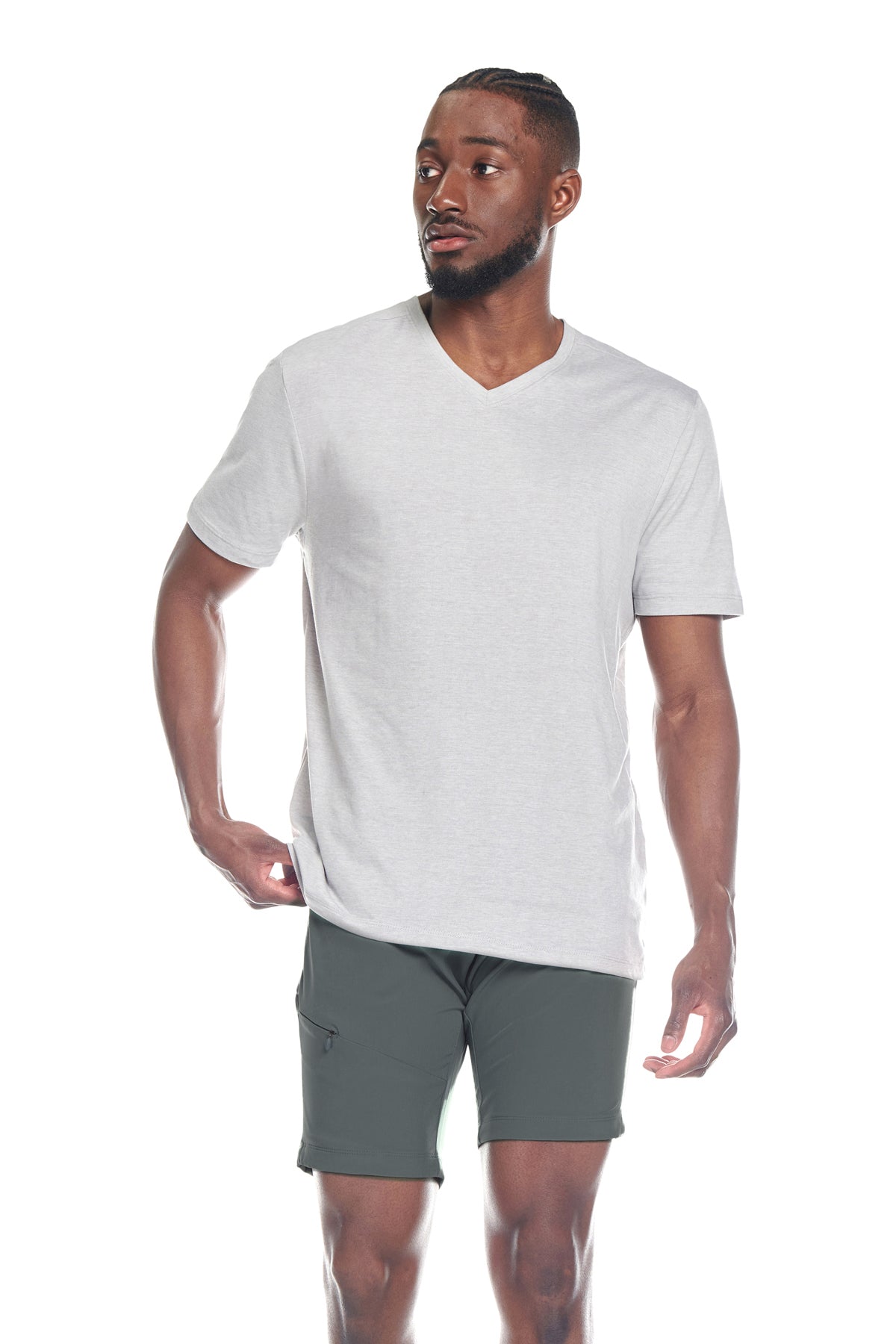 4-Way Woven Pant with Coin Pocket at Waistband Seam