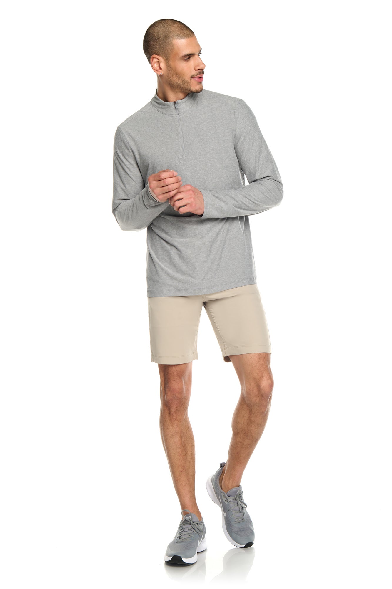 Thrive Long Sleeve 1⁄4 Zip Golf Top