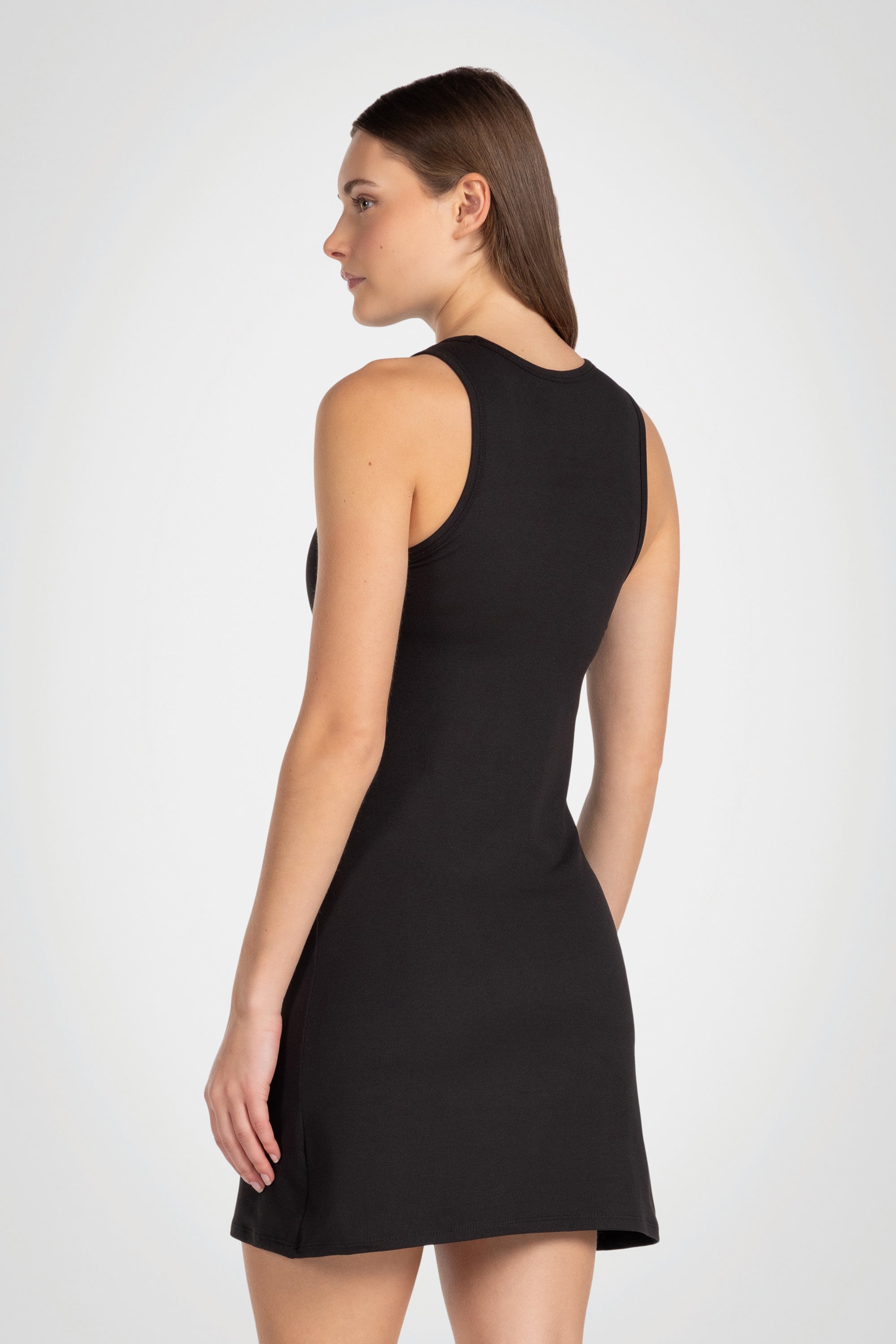 MossFlex Crew Neck Dress