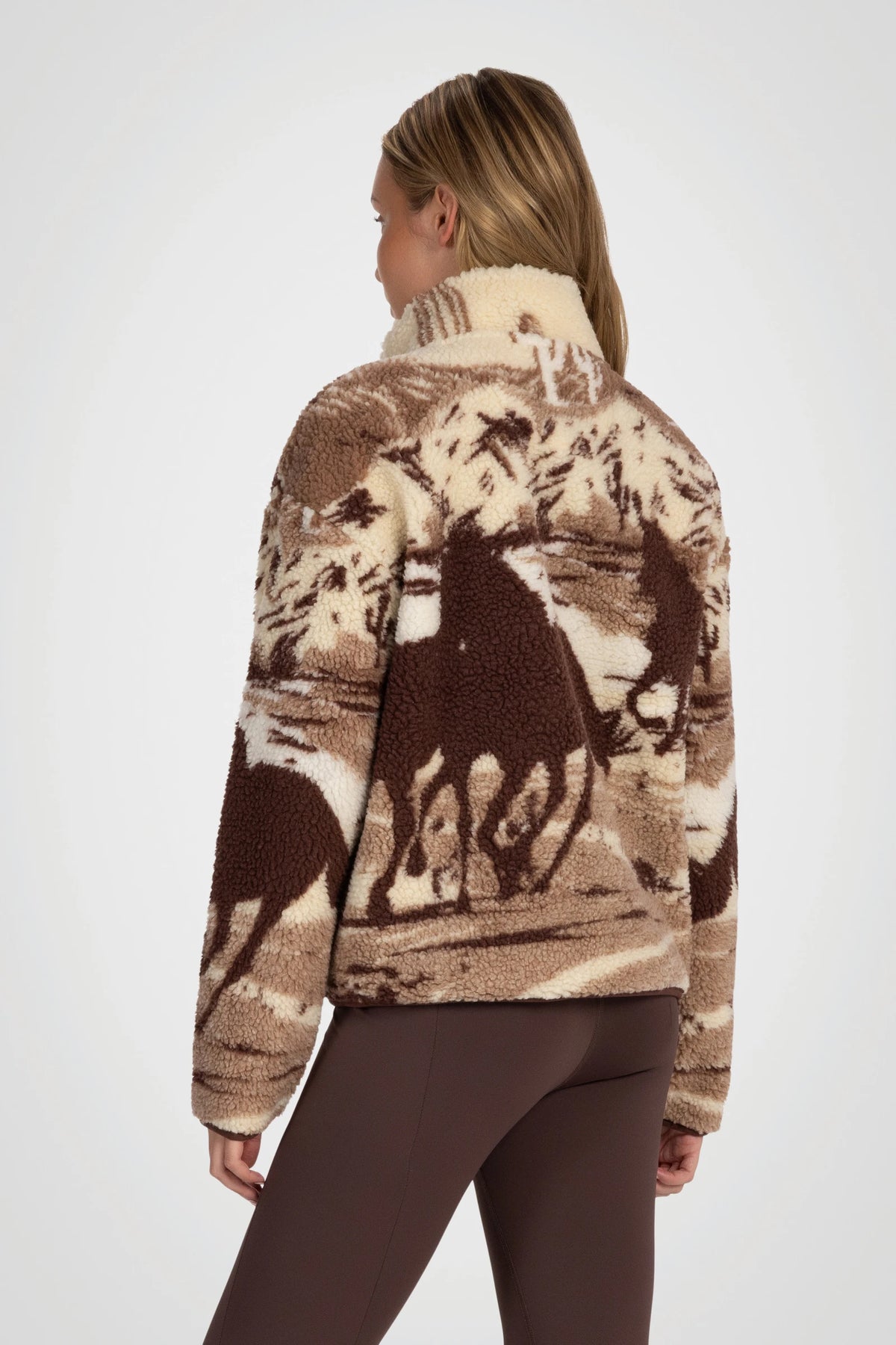 Wilderra Printed Sherpa Jacket