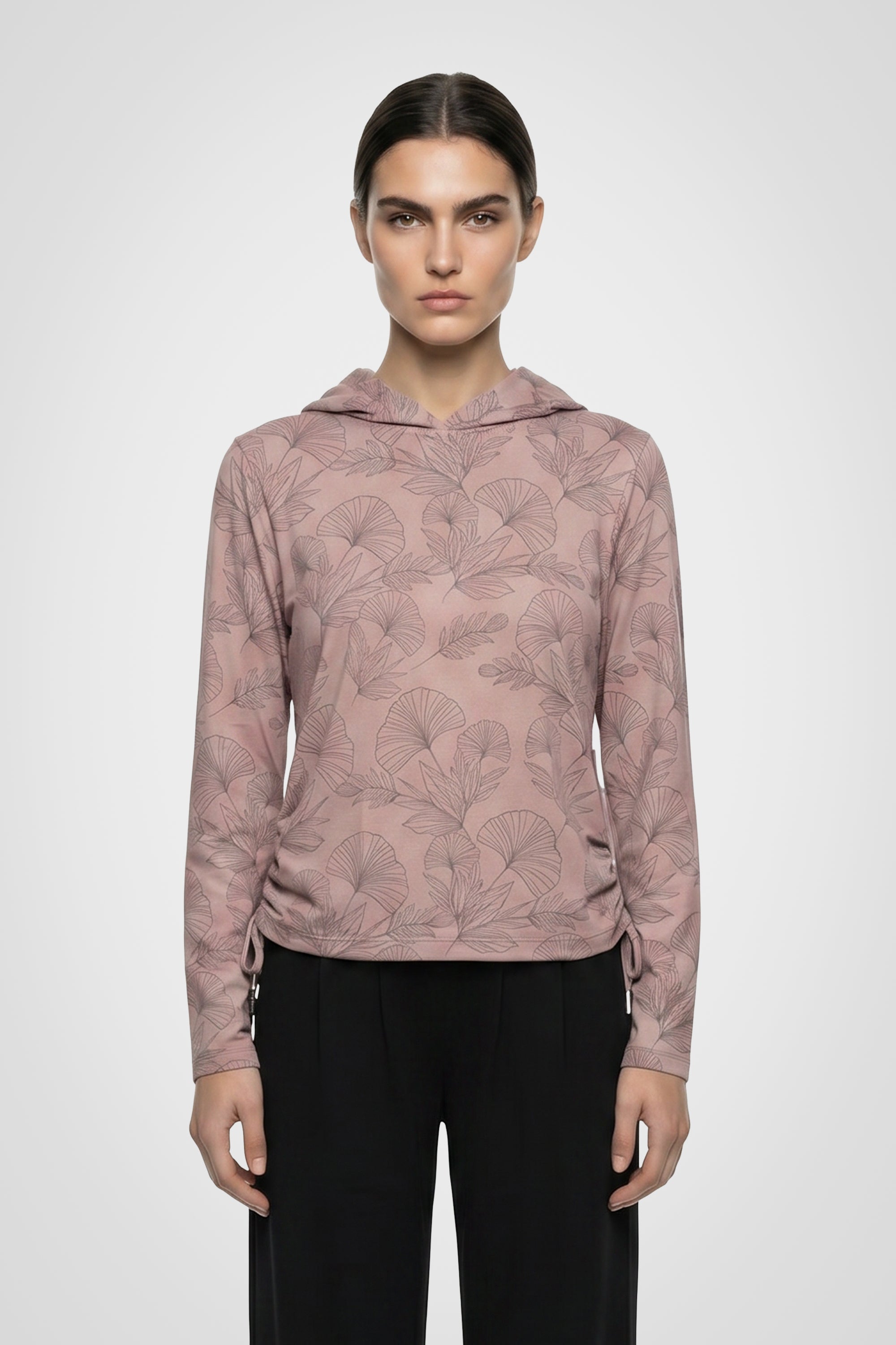 Sweat à capuche froncé TerraEase