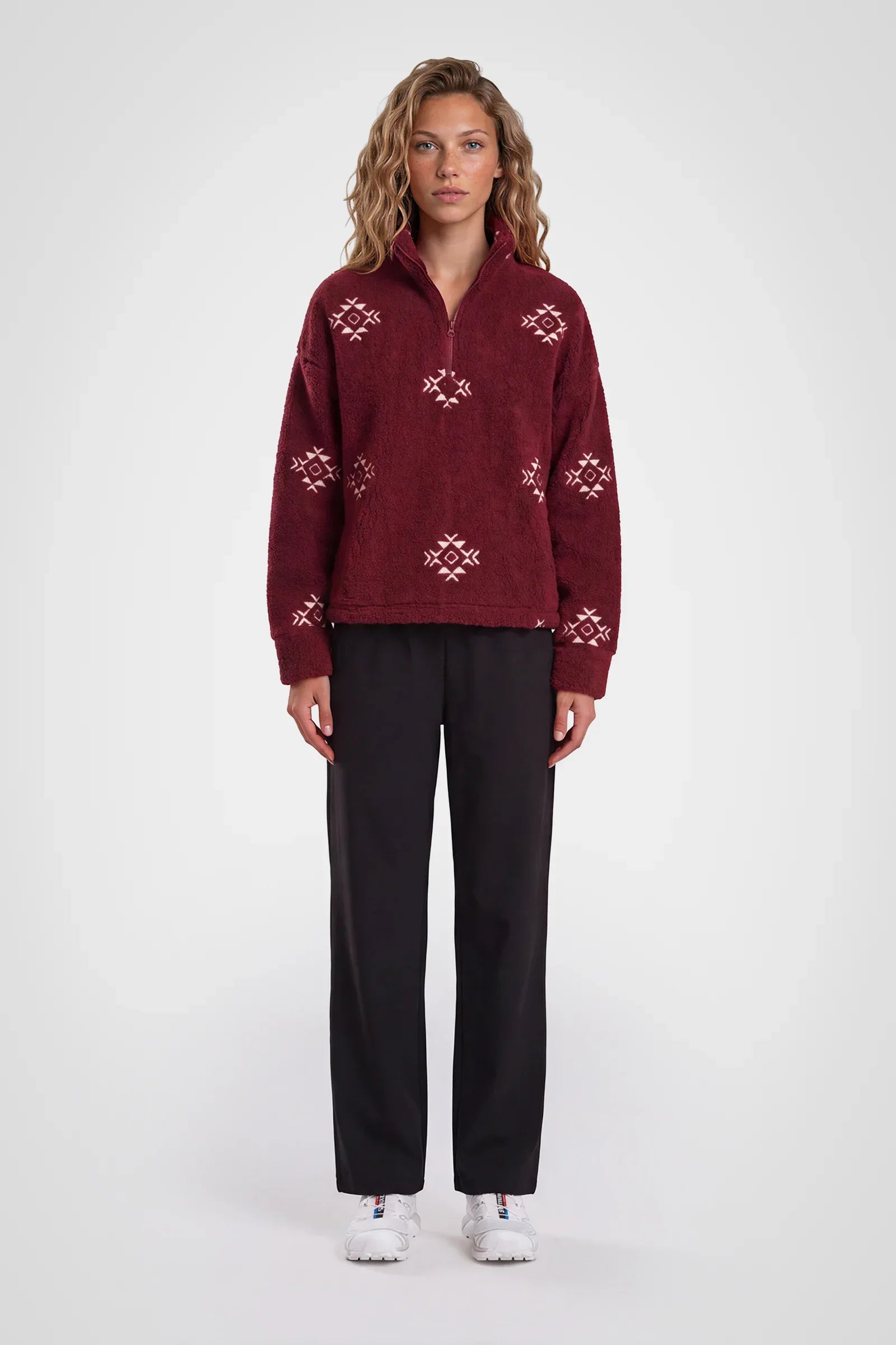 Alpine Bloom Sherpa Half-Zip