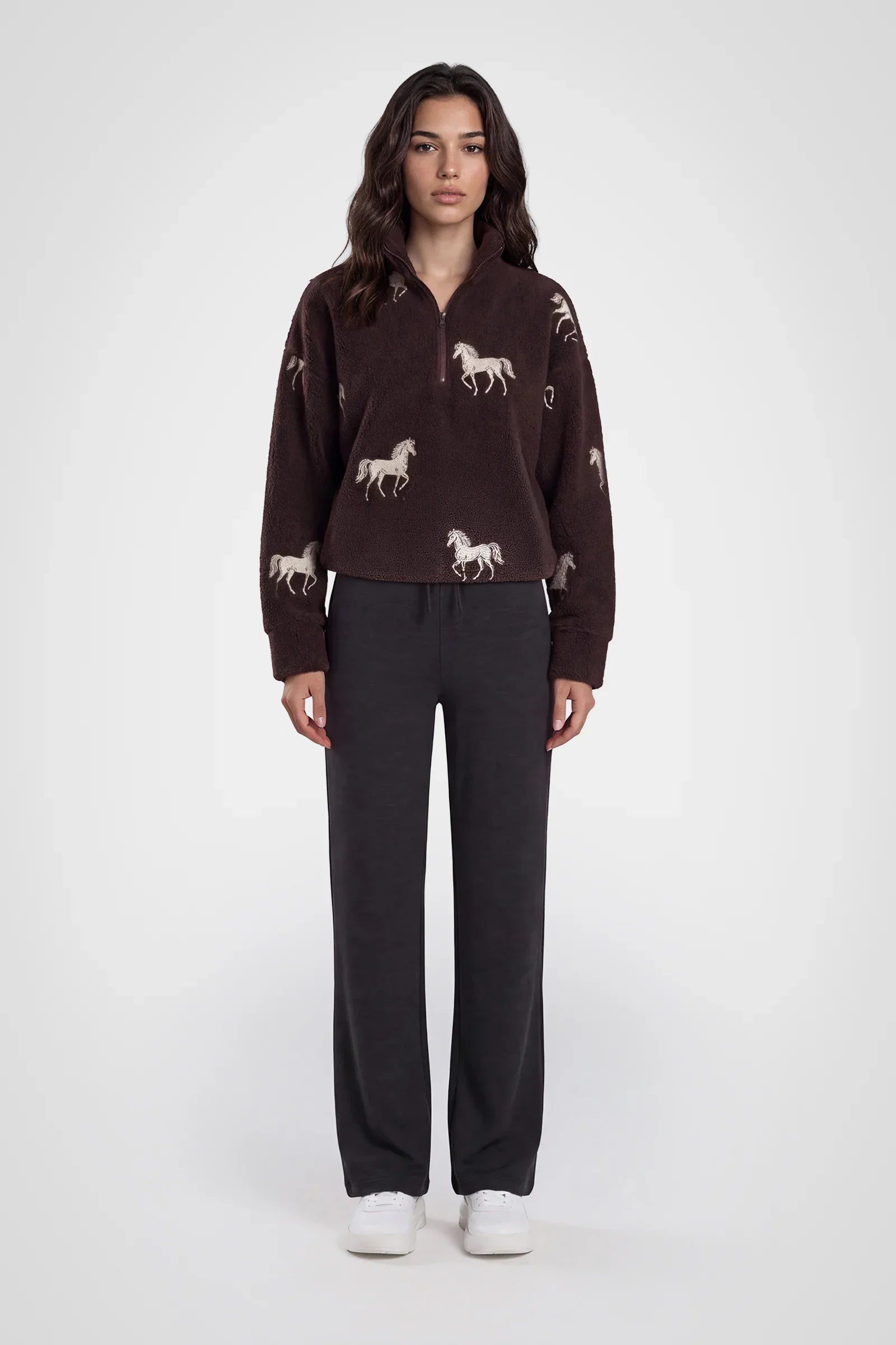 Alpine Bloom Sherpa Half-Zip