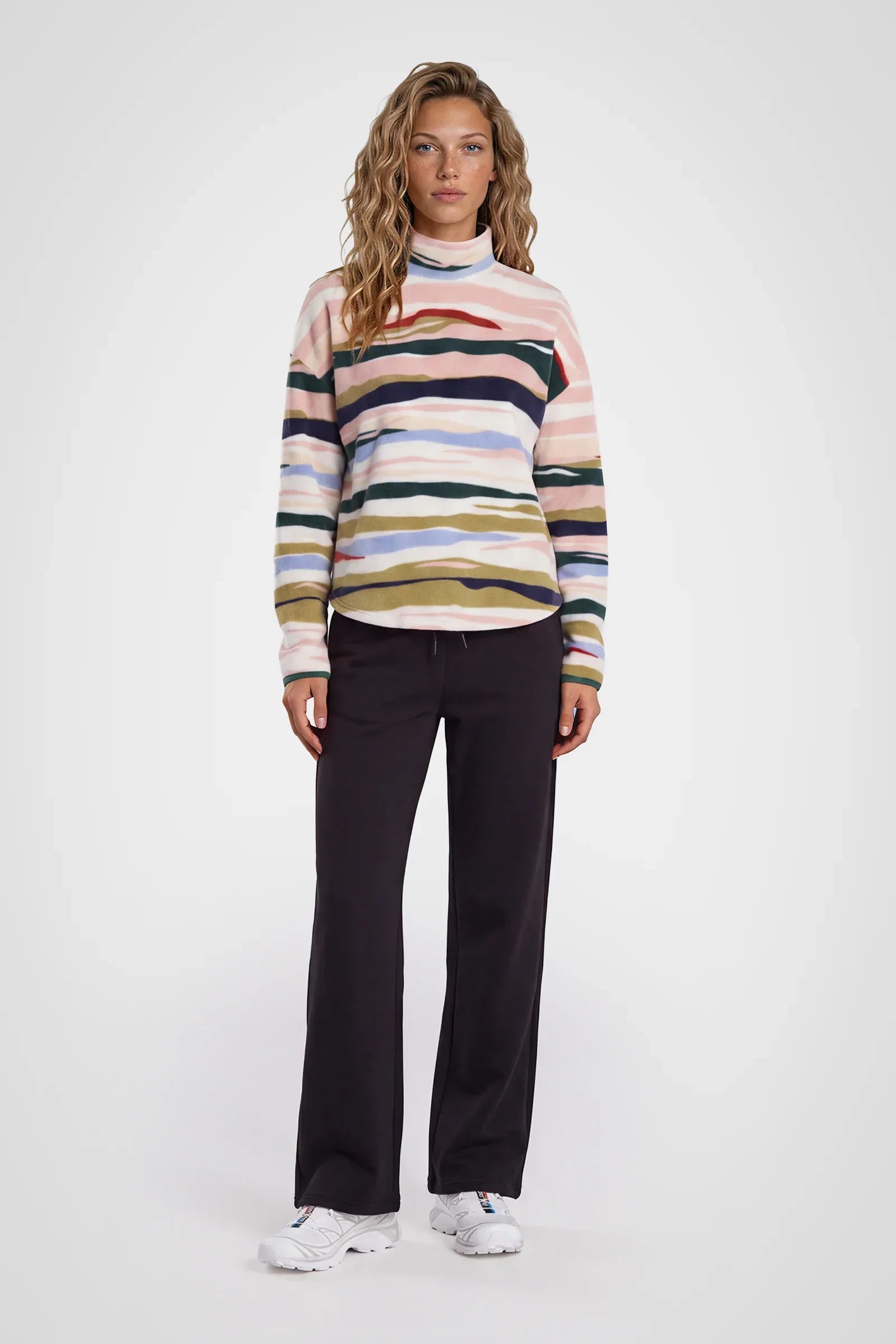 Alpine Bloom Fleece Pullover