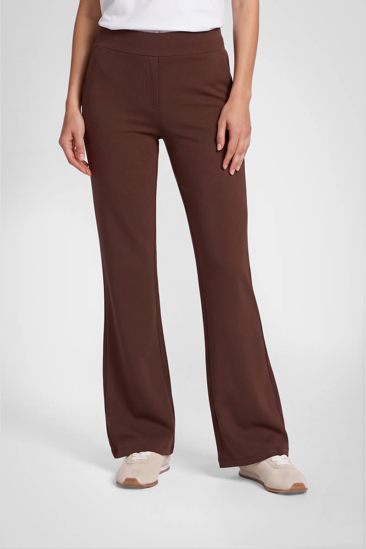 Averra Brushed Scuba Straight-Leg Pants