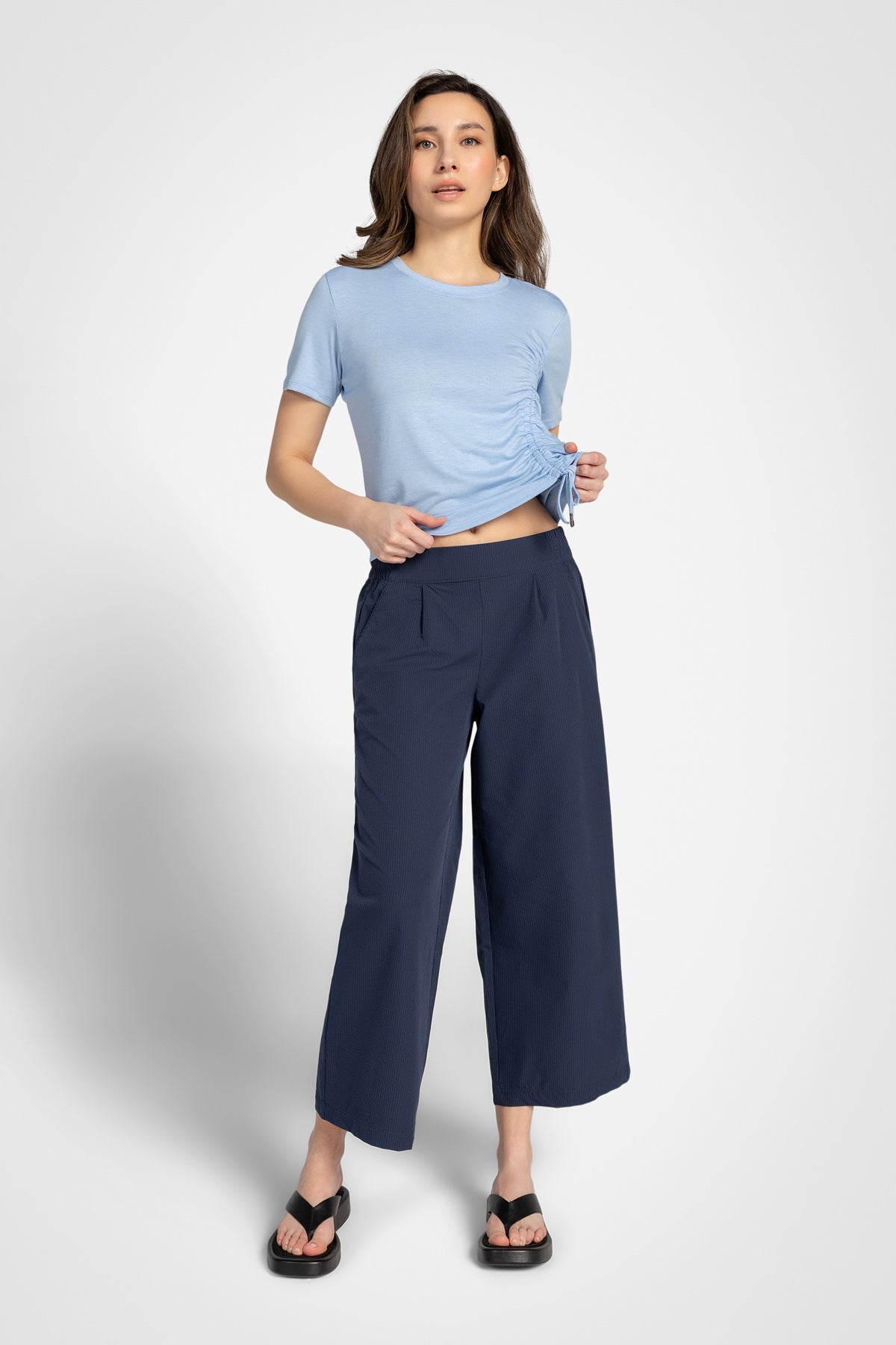 Active Ruched Short Sleeve Top