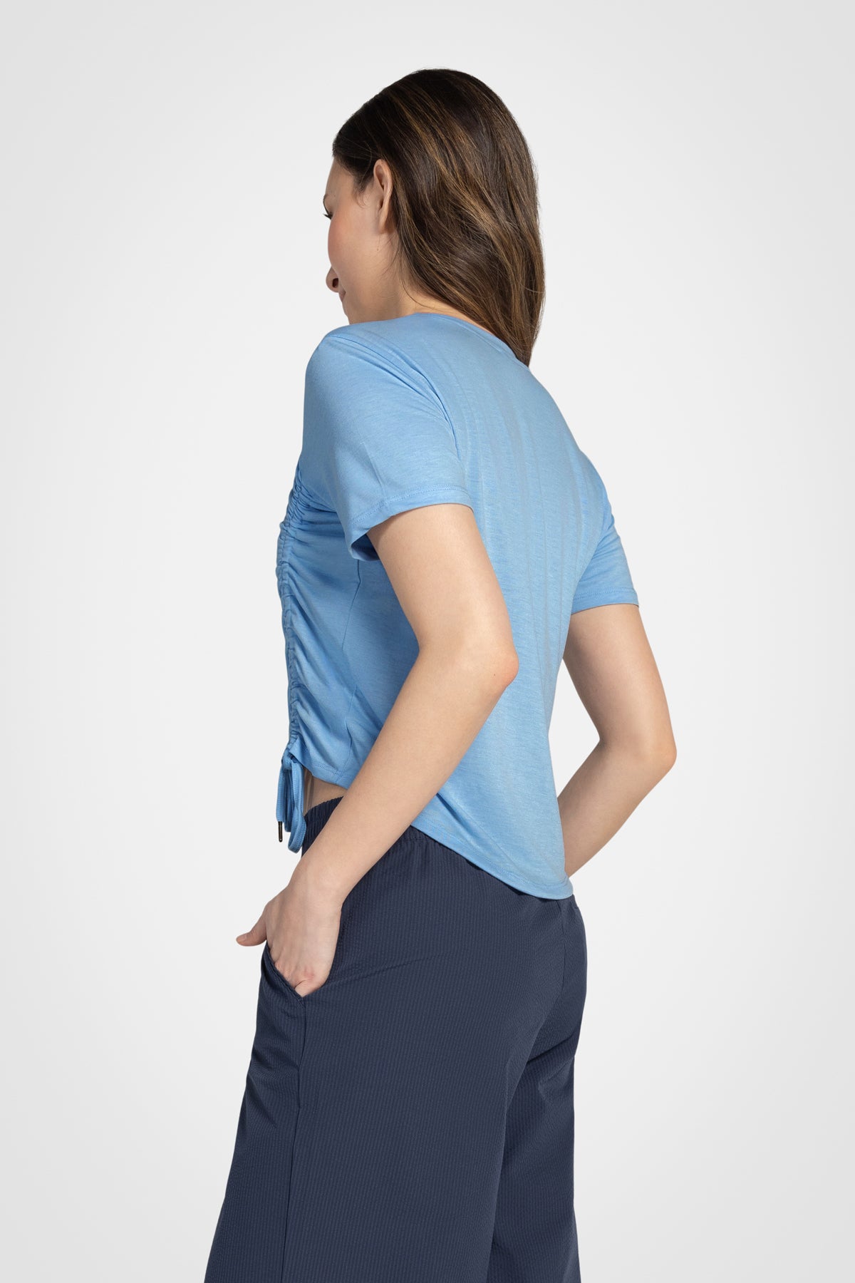 Active Ruched Short Sleeve Top