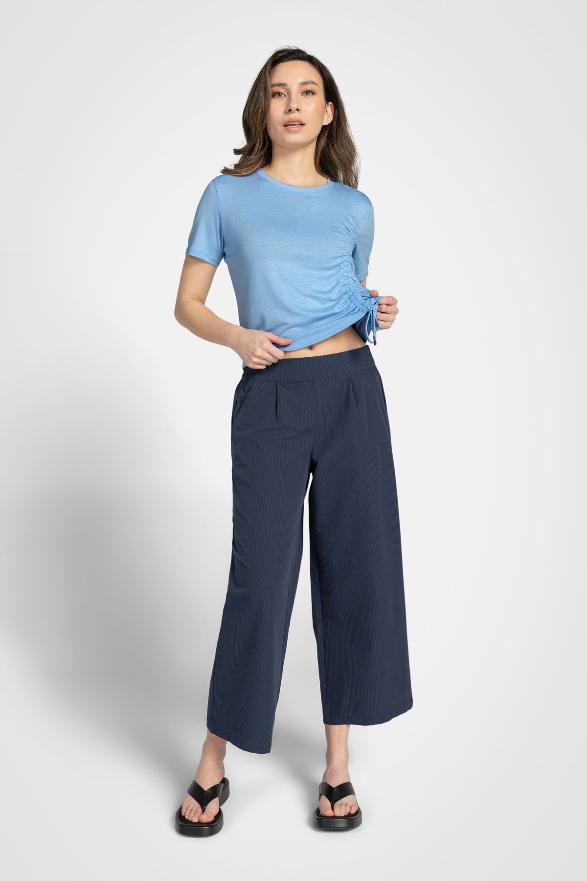 Active Ruched Short Sleeve Top