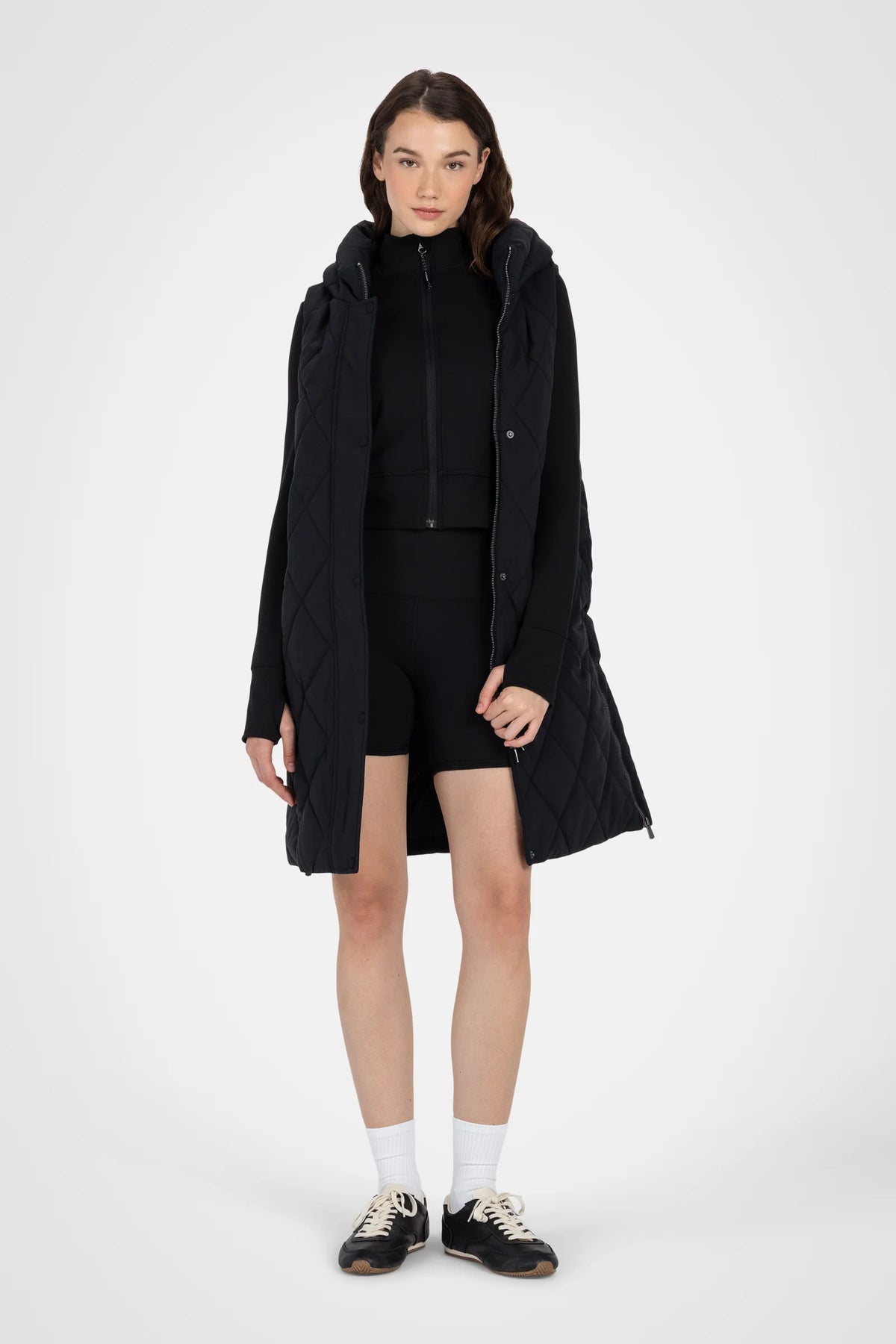 Diamond Long Puffer Vest