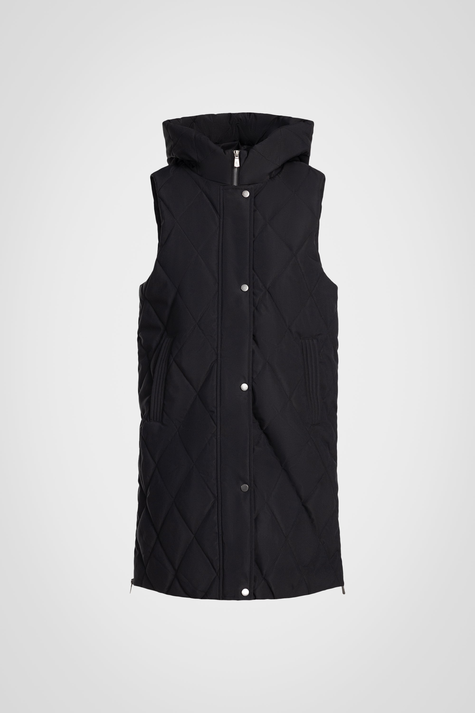Diamond Long Puffer Vest