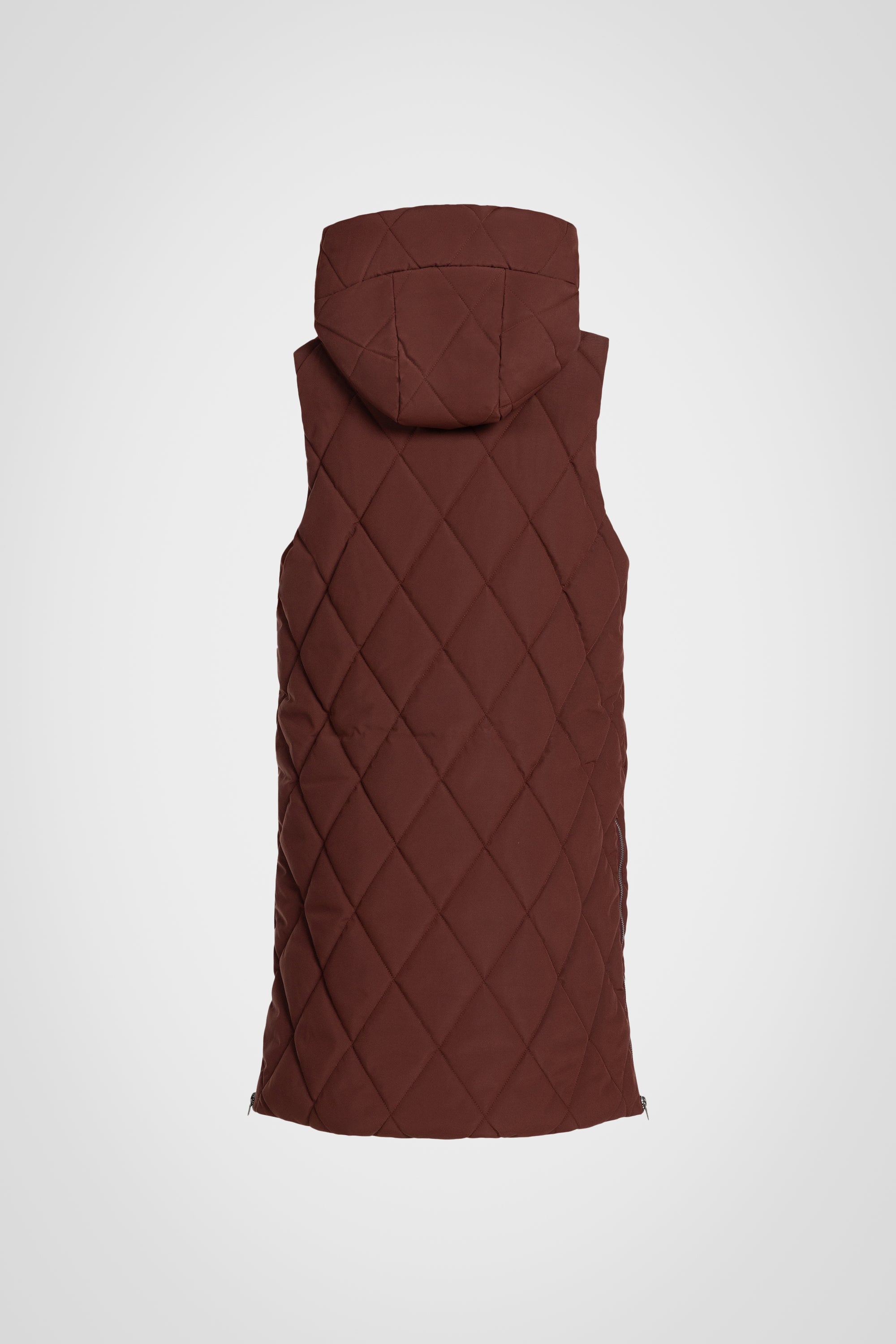 Diamond Long Puffer Vest