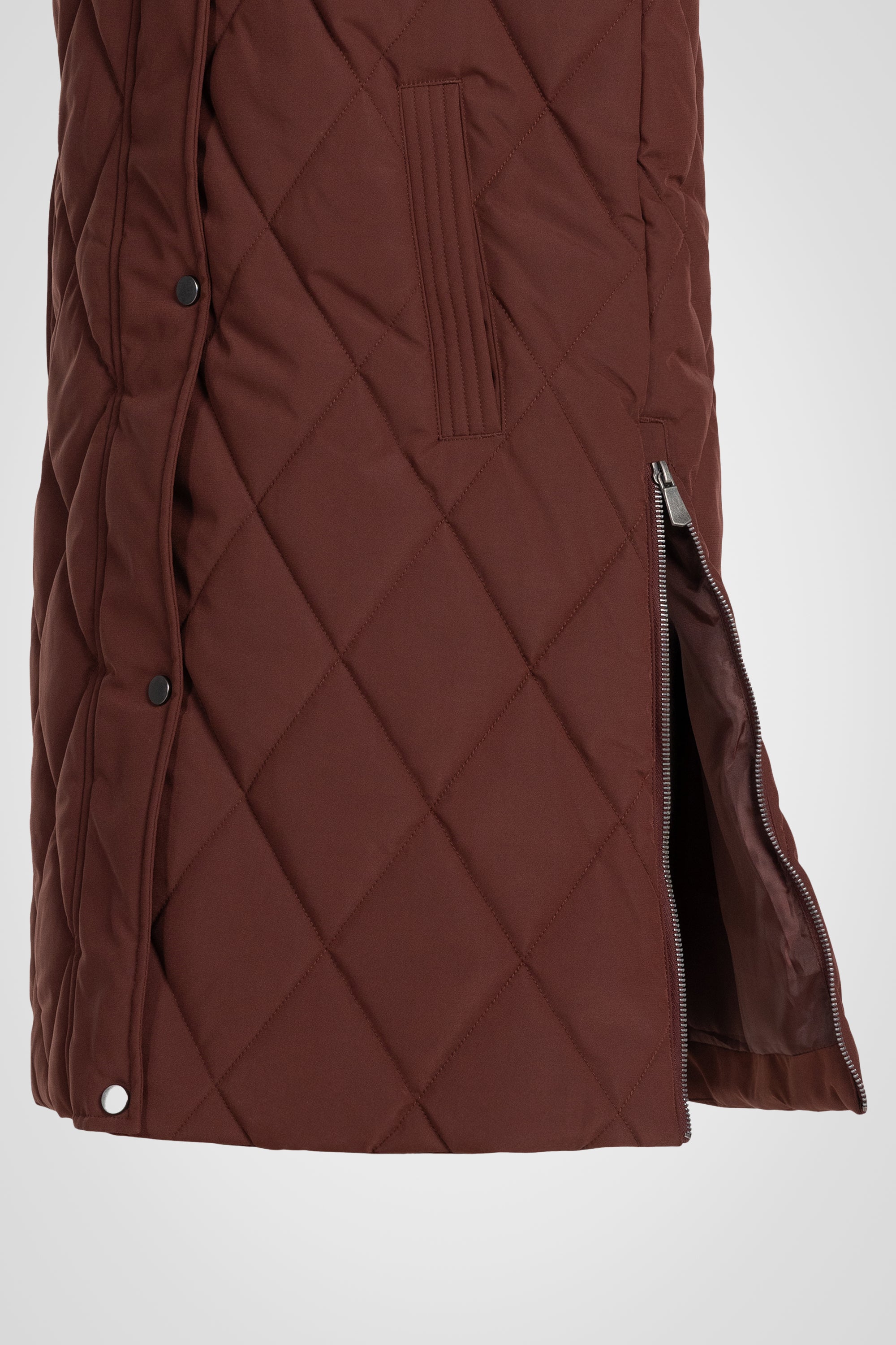Diamond Long Puffer Vest
