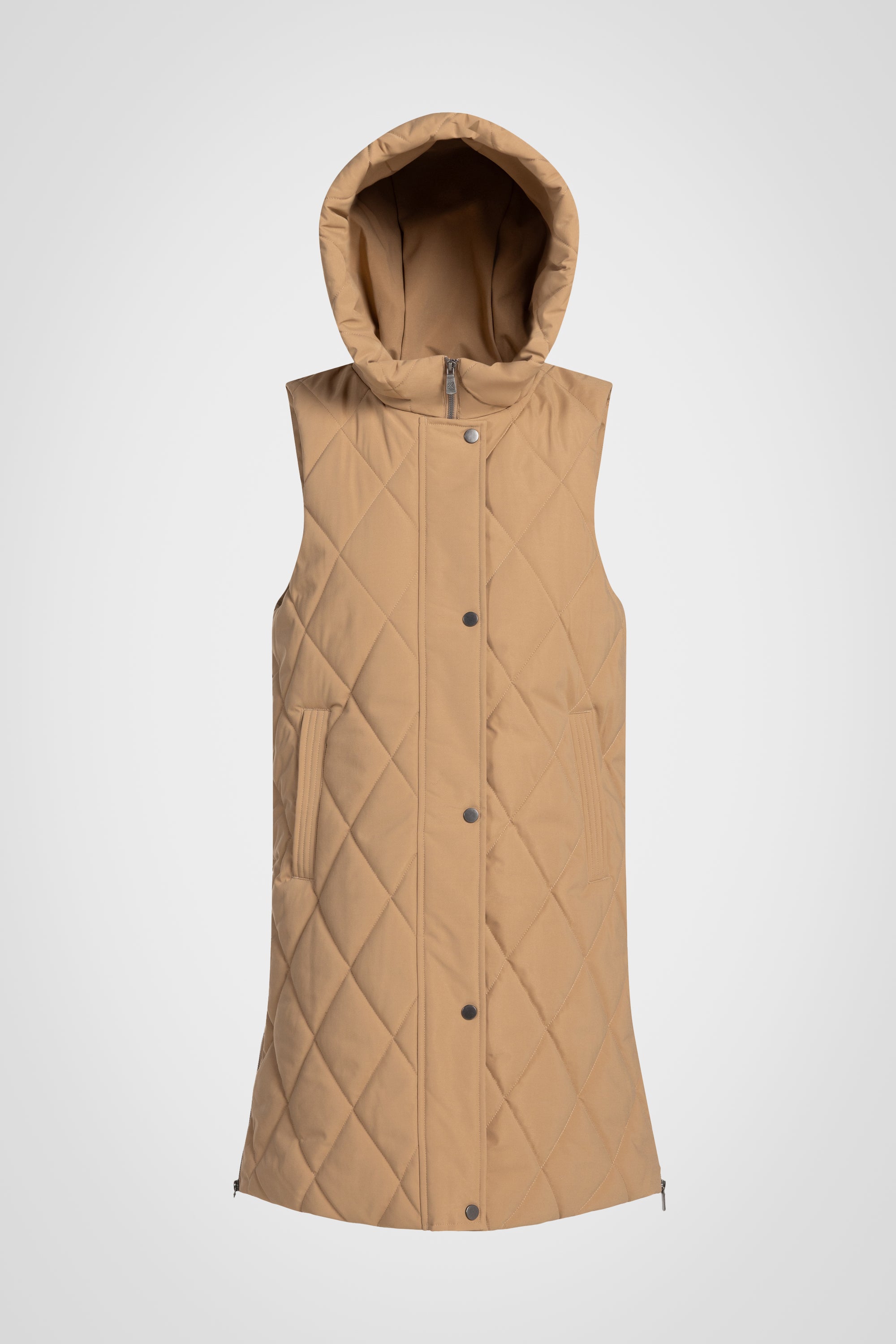 Diamond Long Puffer Vest
