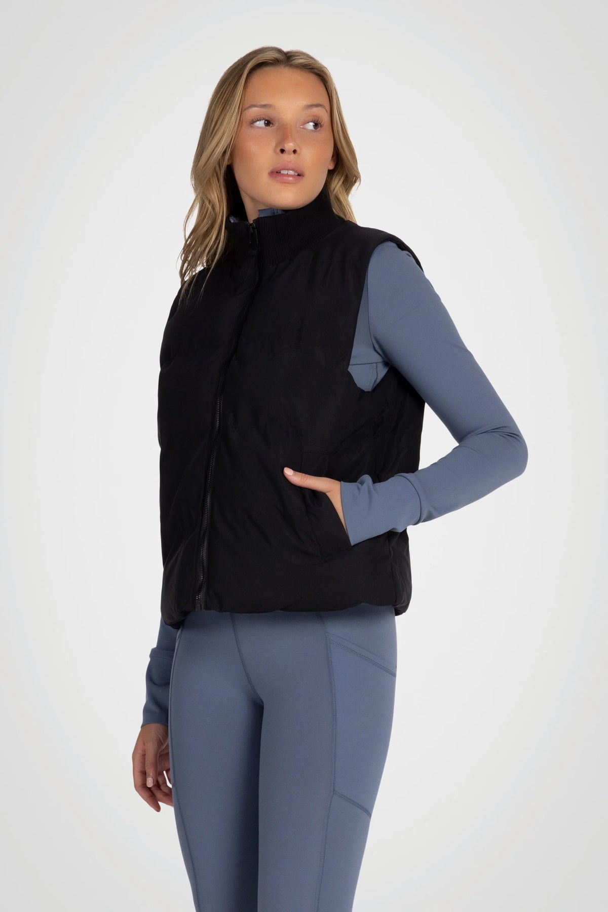 Veylune Quilted Utility Vest