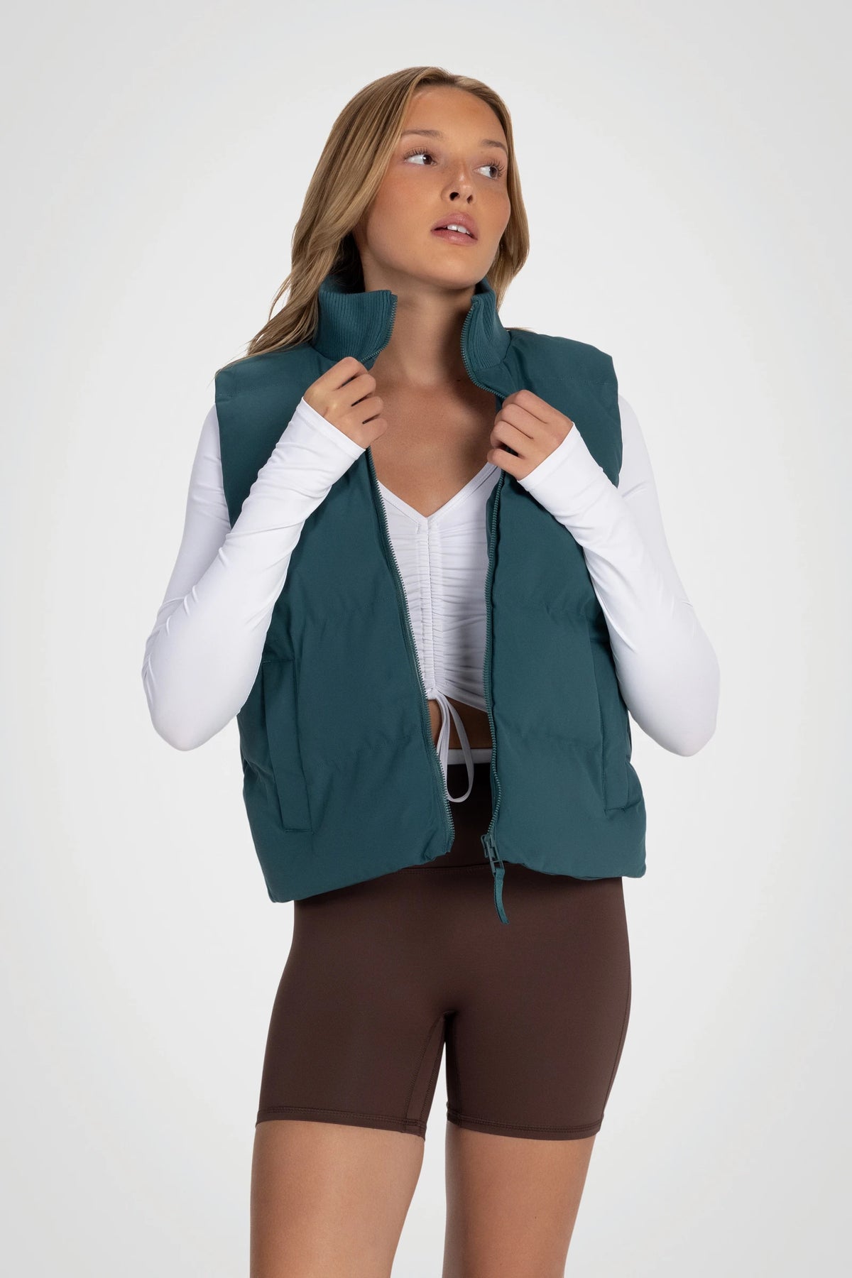 Veylune Quilted Utility Vest