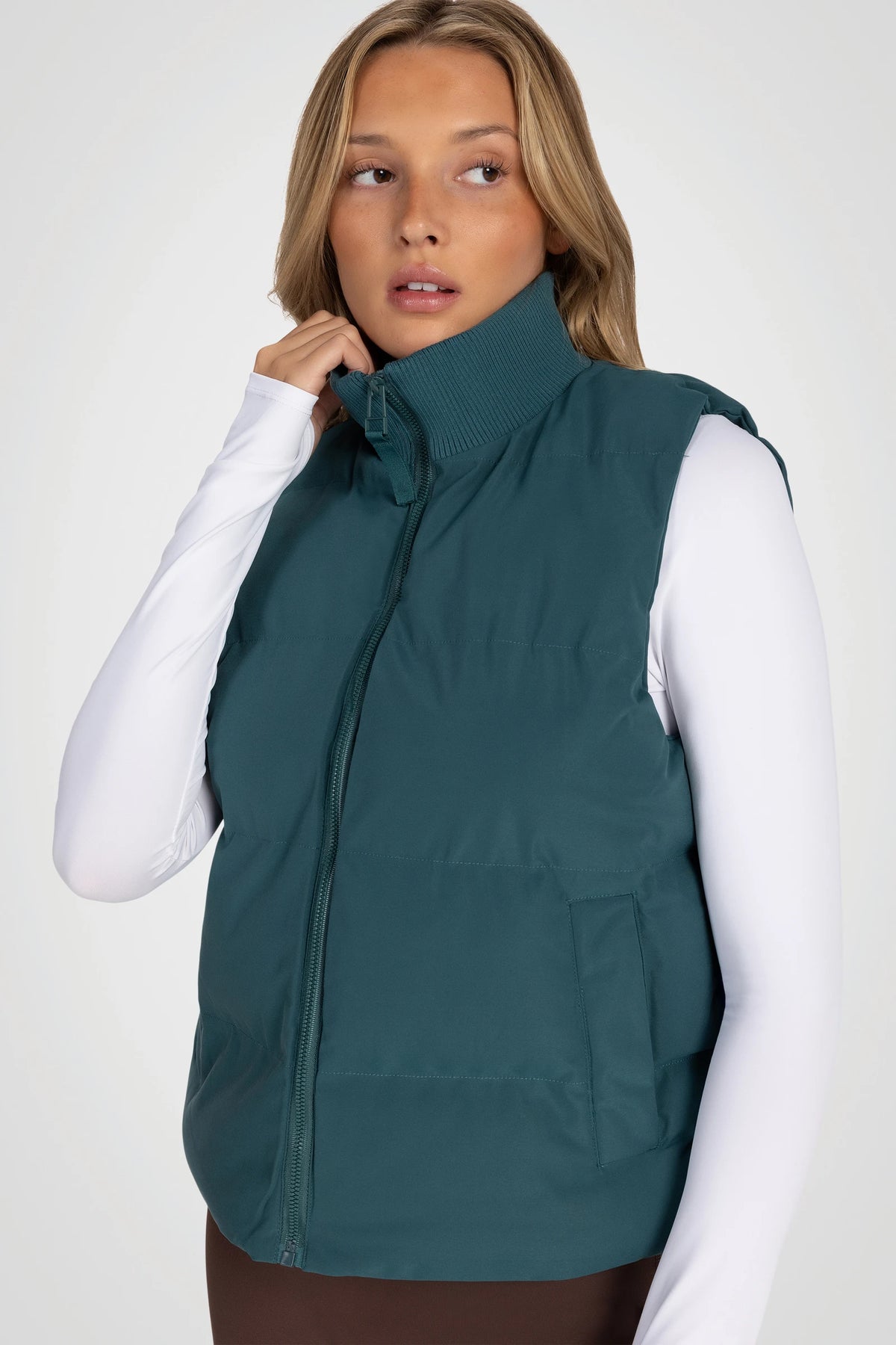 Veylune Quilted Utility Vest