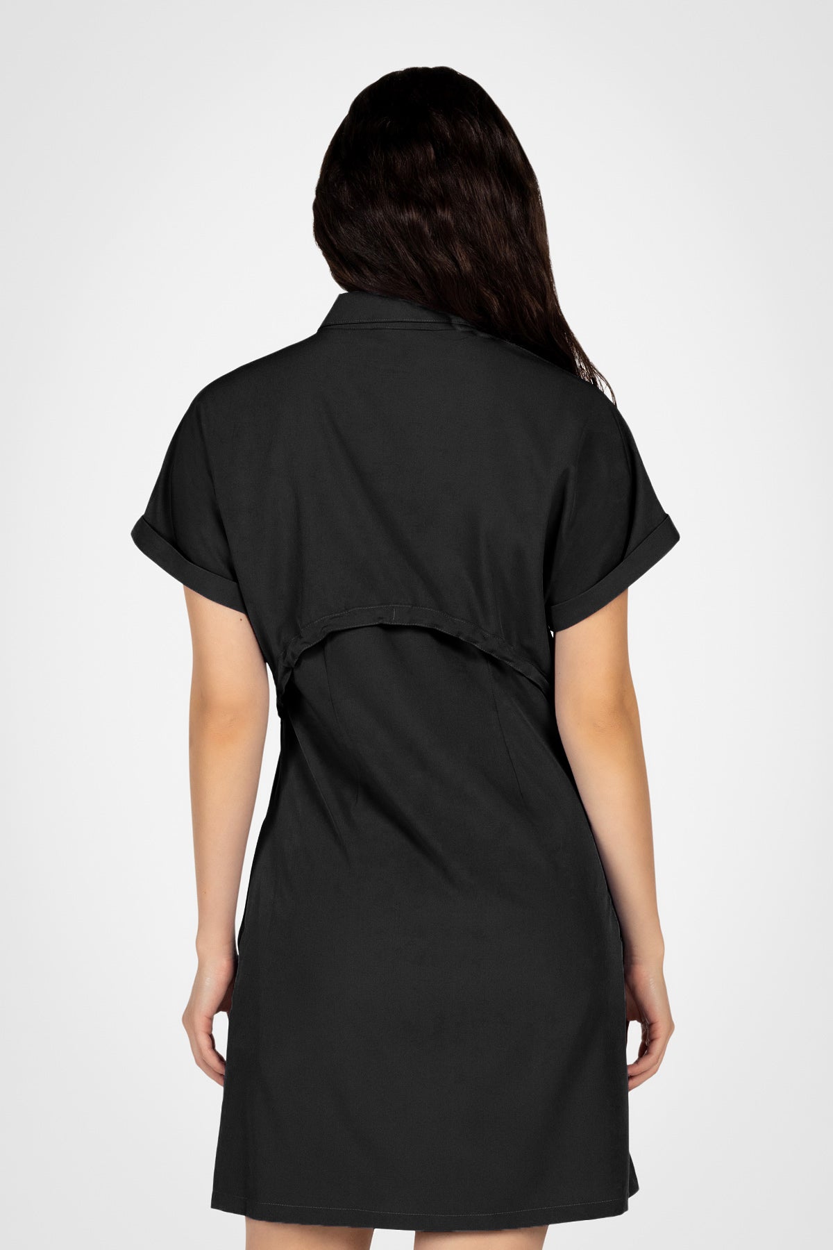 Robe chemise zippée de tous les jours