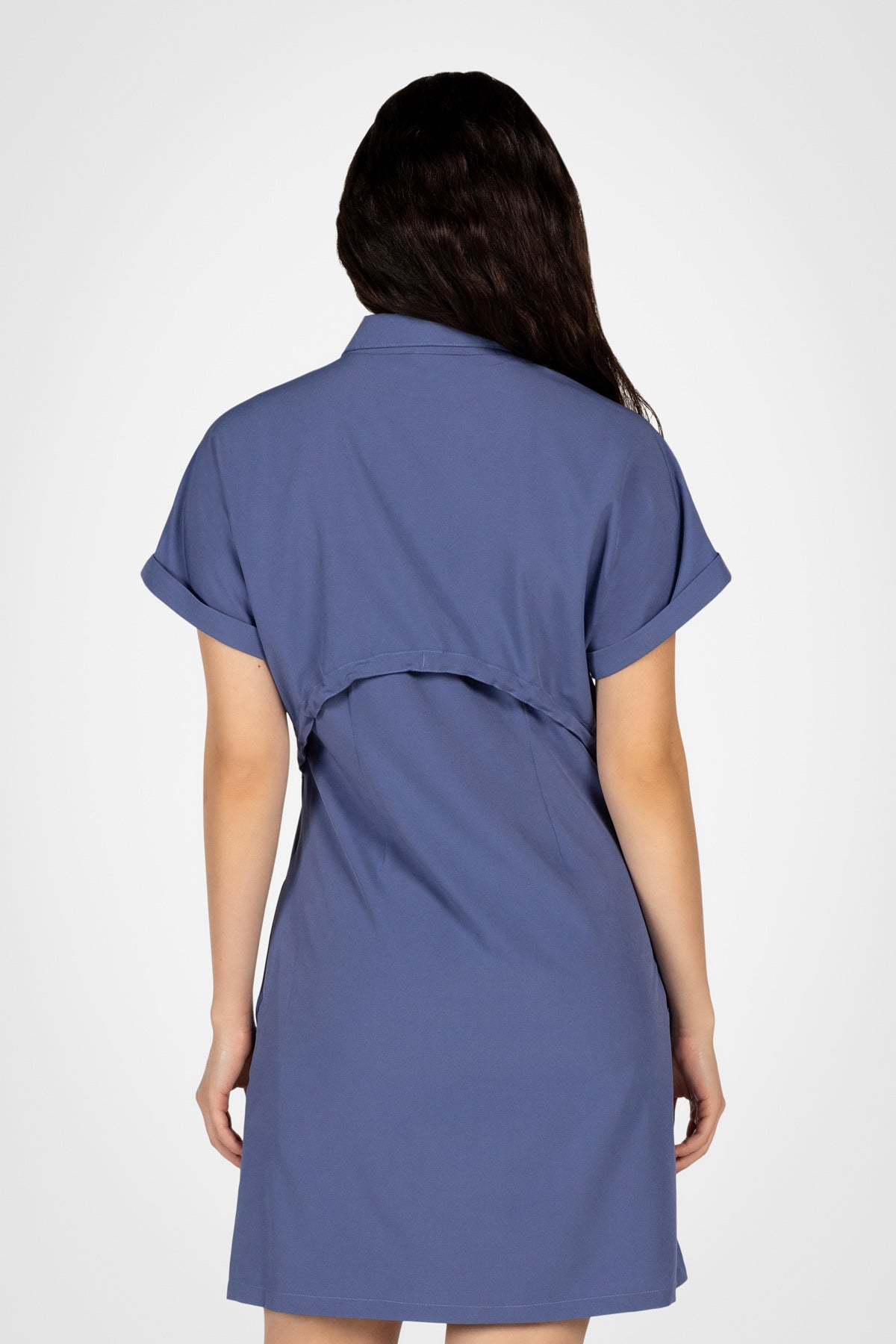 Robe chemise zippée de tous les jours