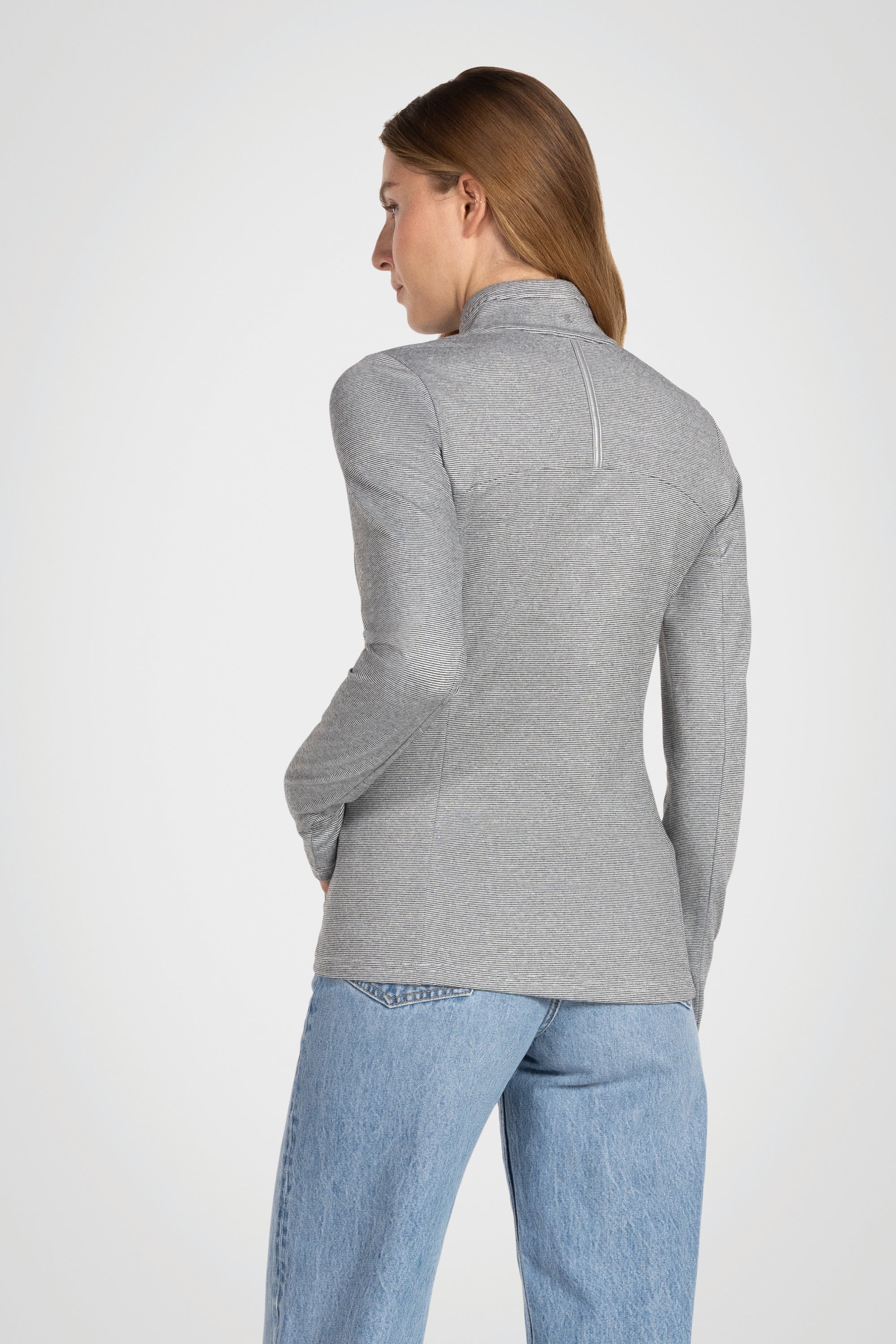 Stealth Zip Mock Top