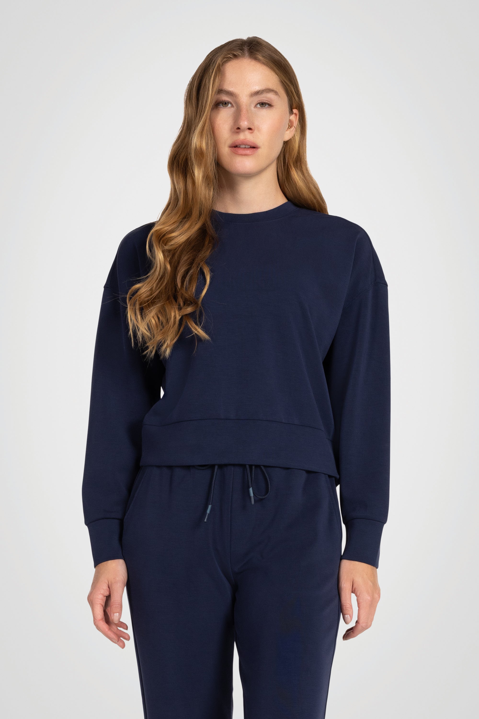 Pull ras du cou en modal Riverset