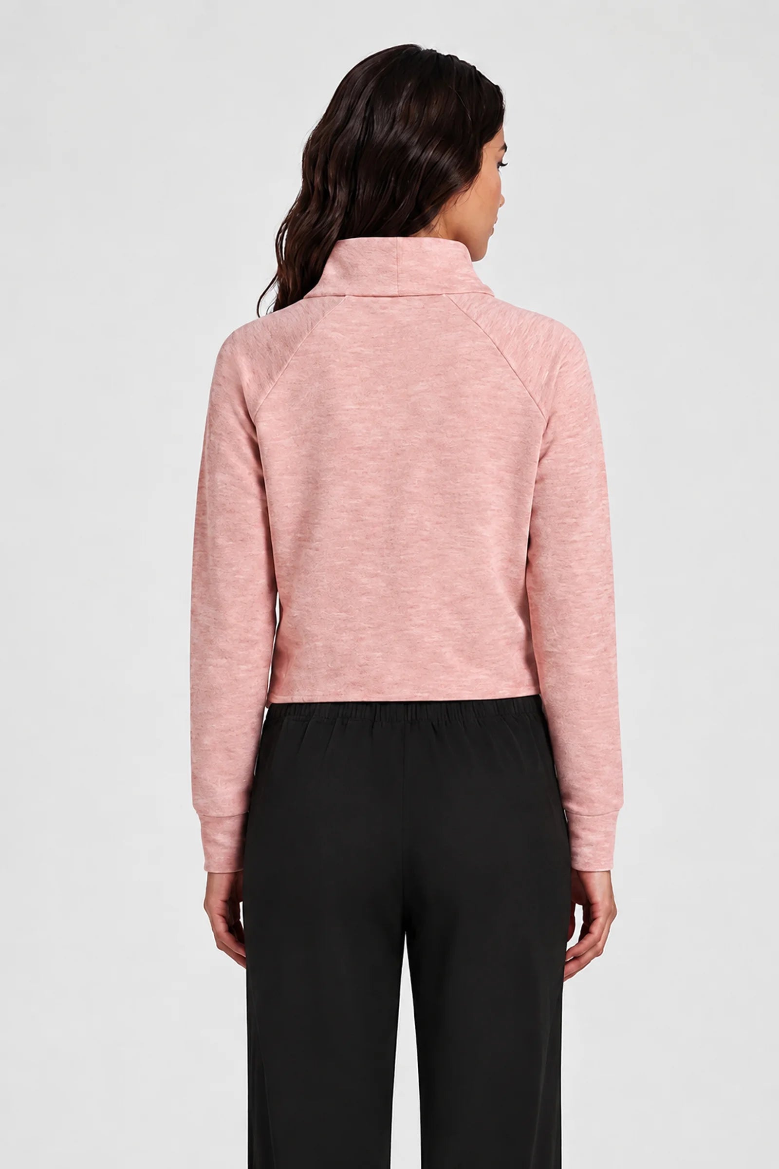 Cozy Jacquard Funnel Neck Pullover