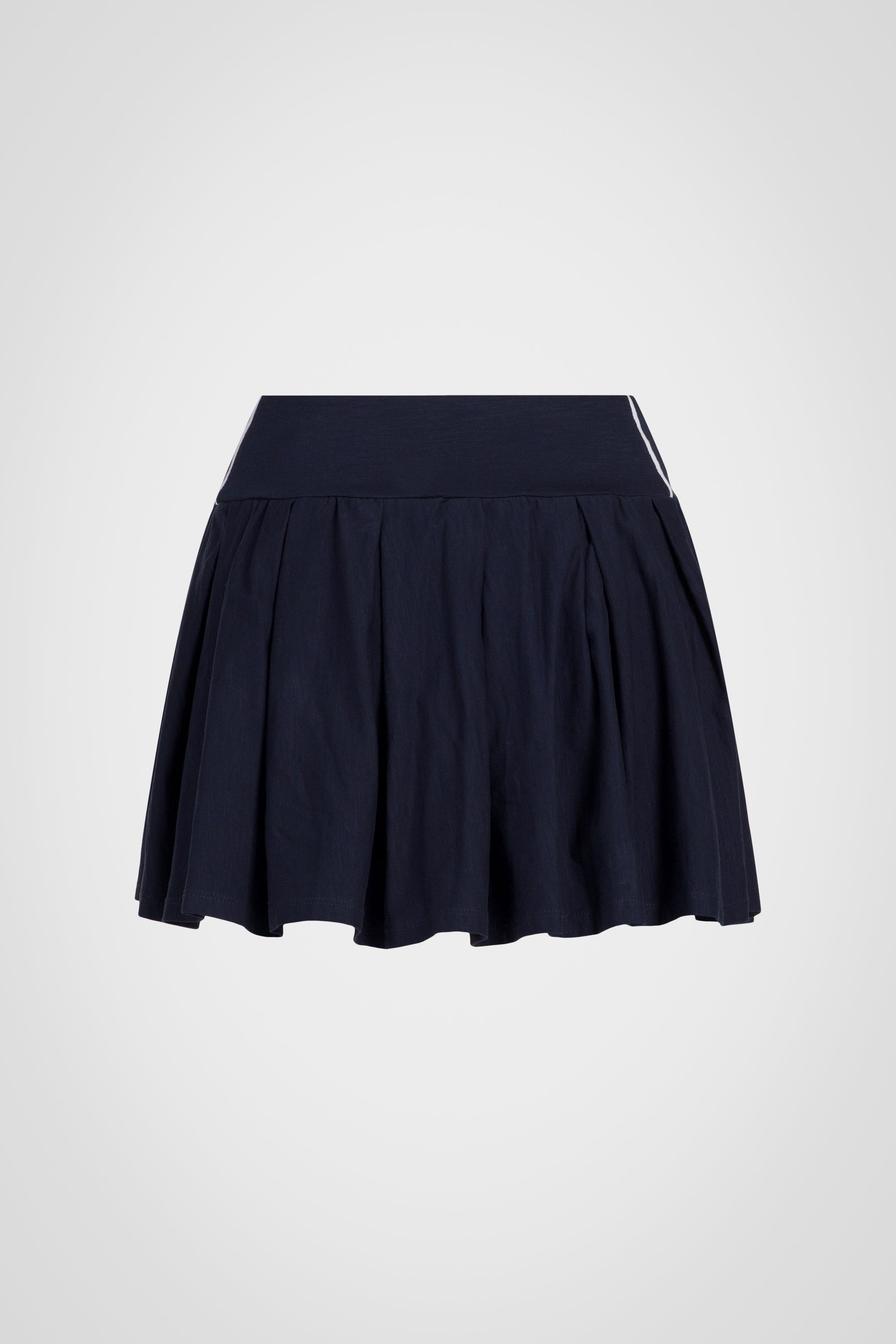 Jupe-short plissée en coton flammé AeroLine
