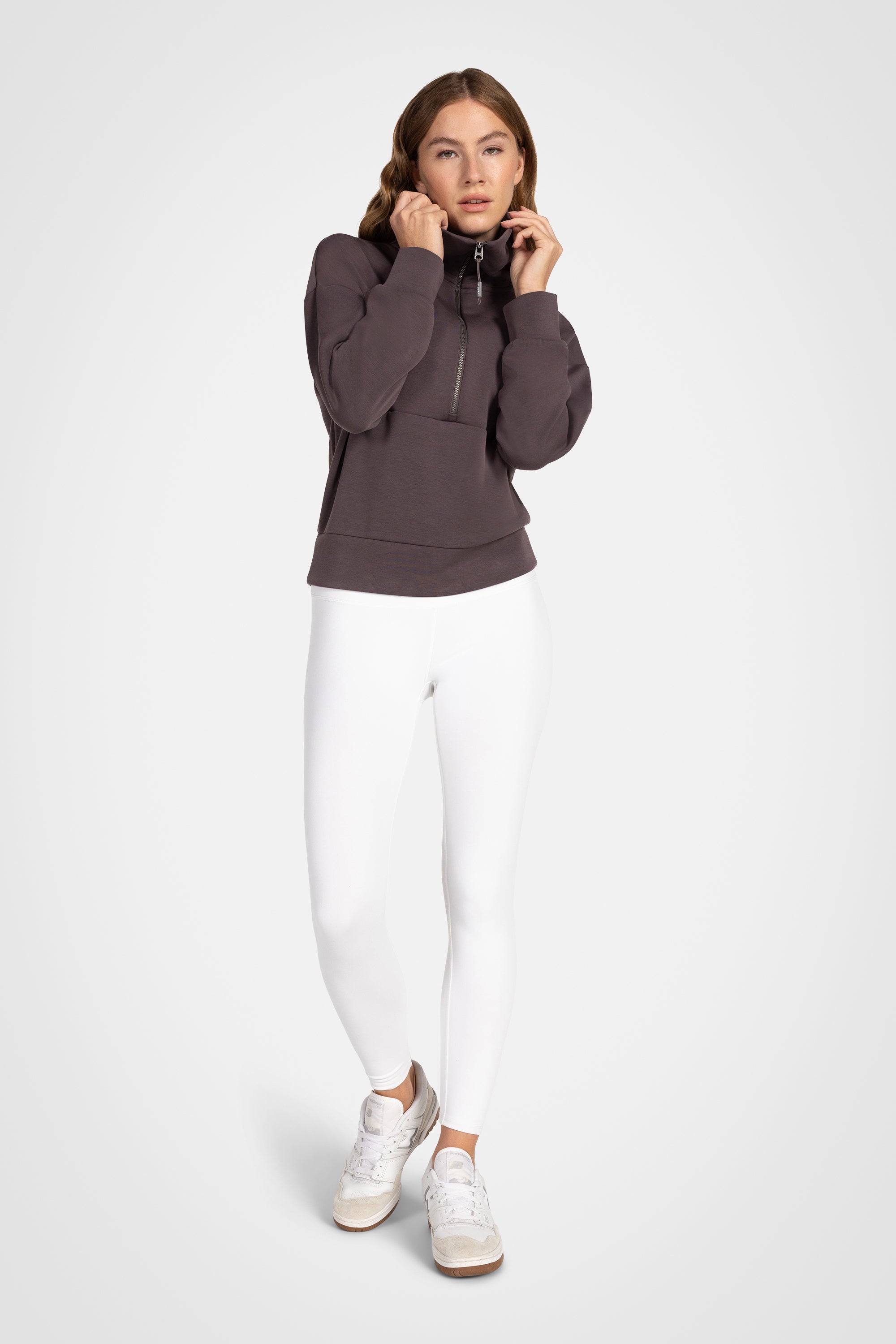 Truffle Half-Zip Mock Pullover