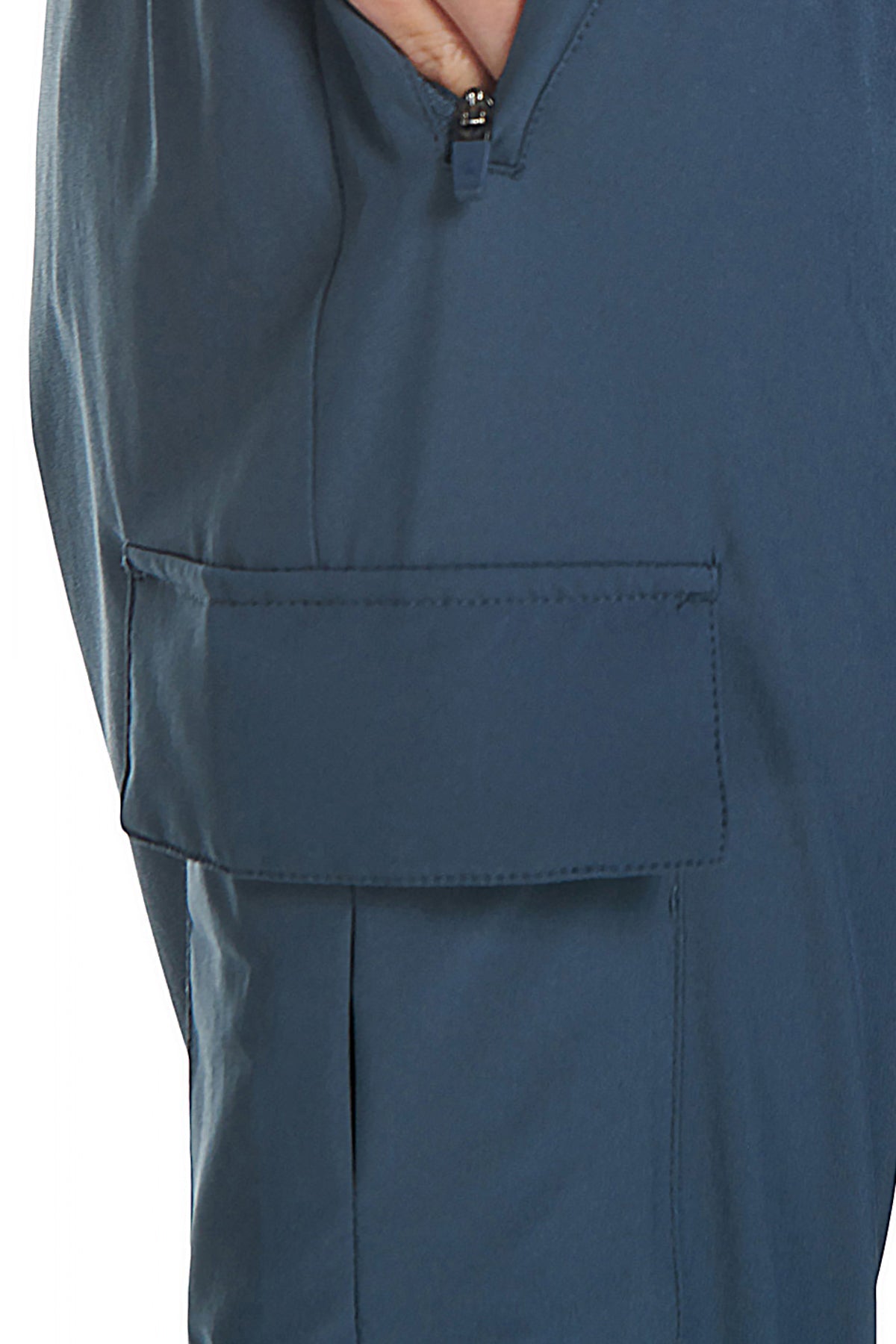 Jogging cargo court tissé