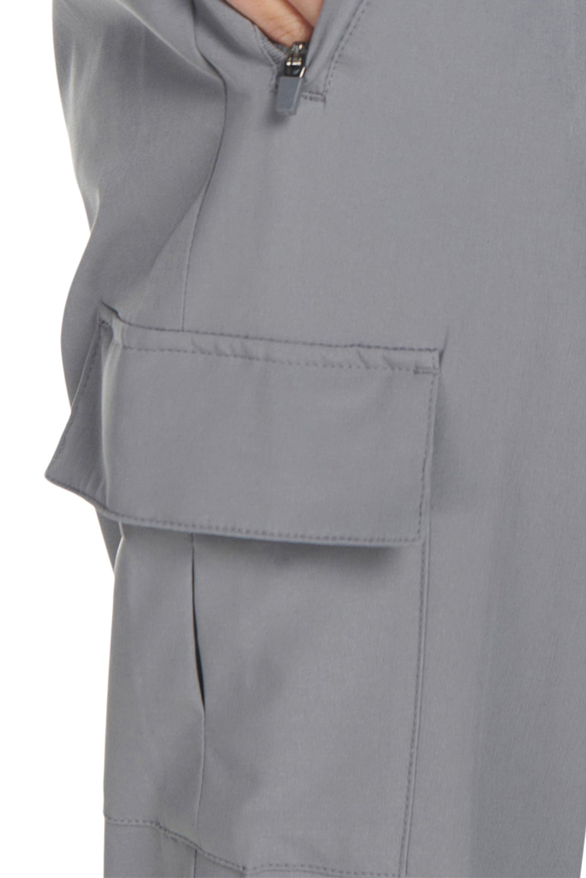 Jogging cargo court tissé