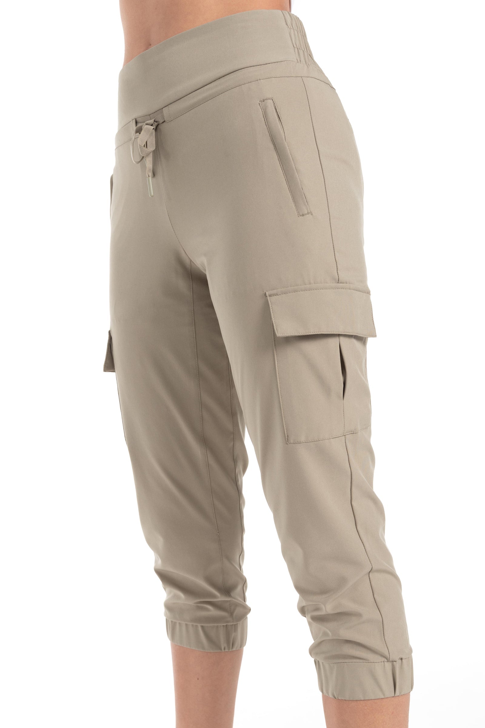 Cargo Woven Crop Jogger