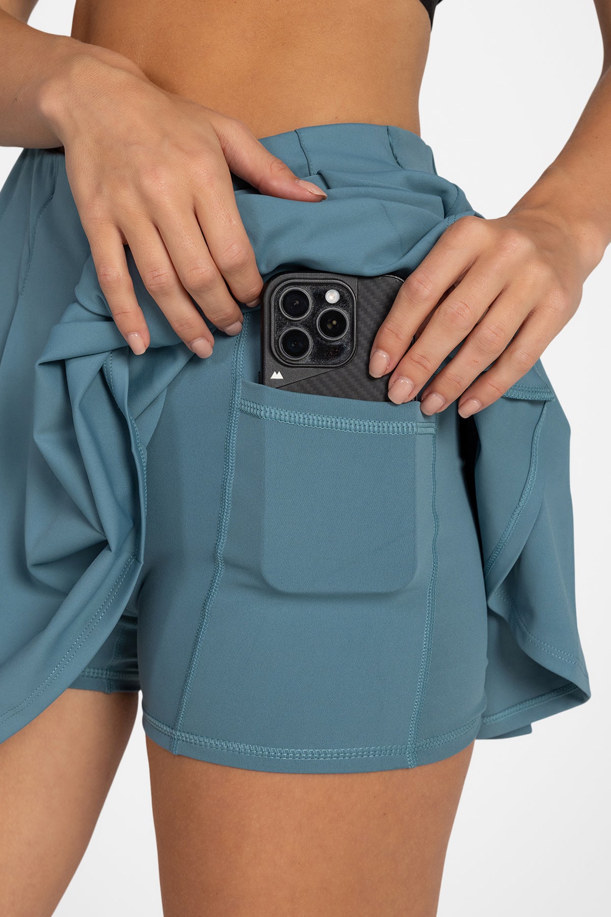 Jupe-short à plis larges Lyra