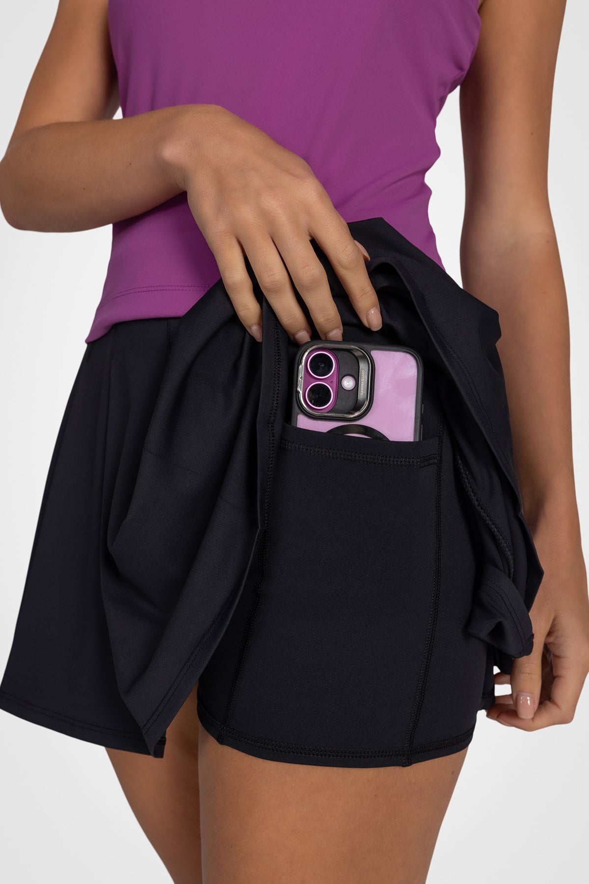 Jupe-short à plis larges Lyra