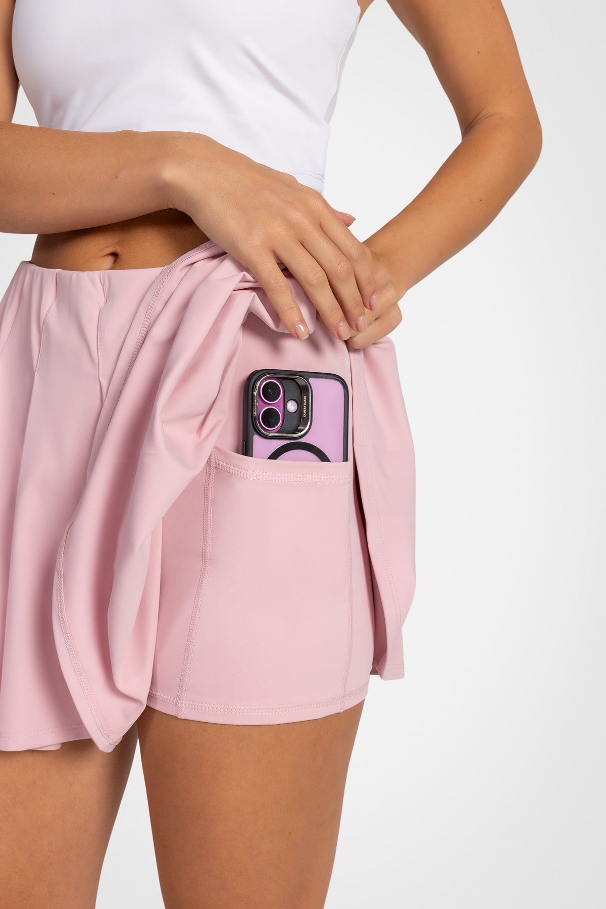 Jupe-short à plis larges Lyra