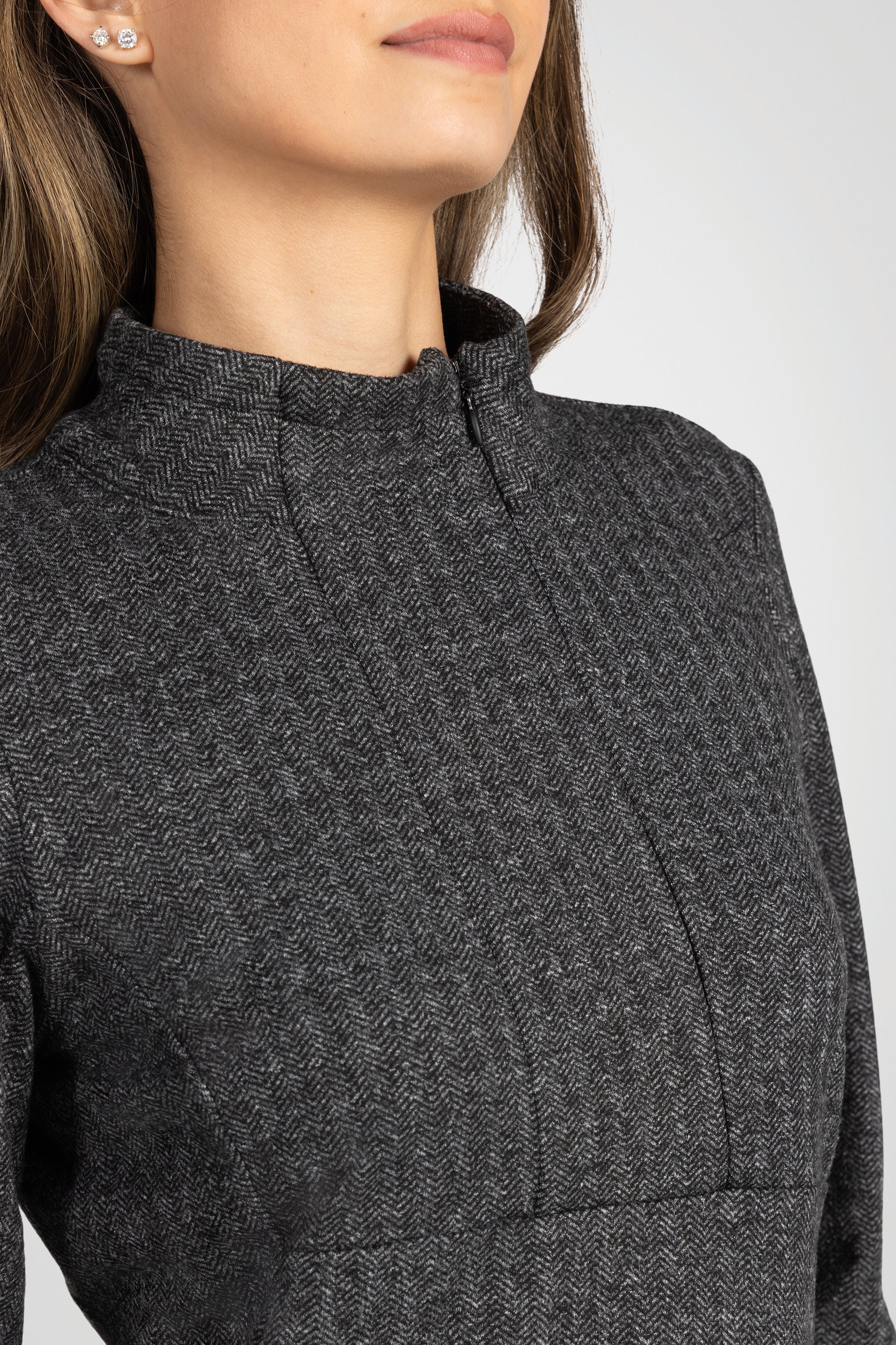 Pull en jacquard brossé double Montana