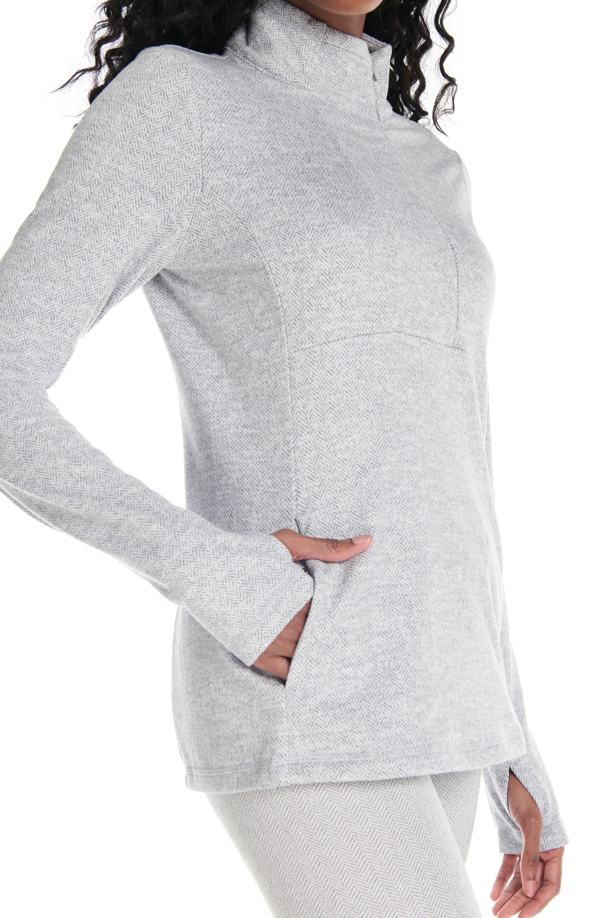 Pull en jacquard brossé double Montana