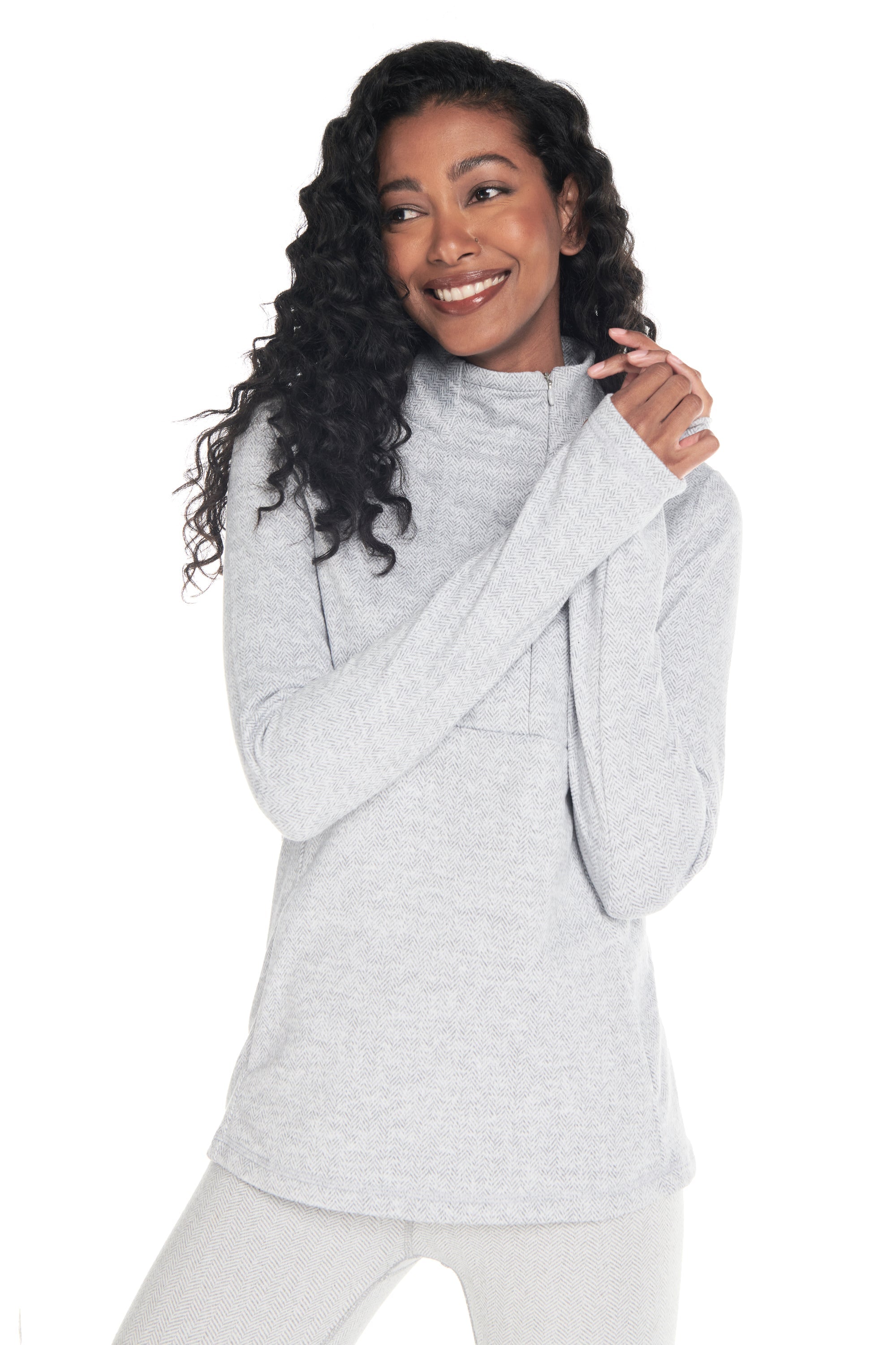 Pull en jacquard brossé double Montana