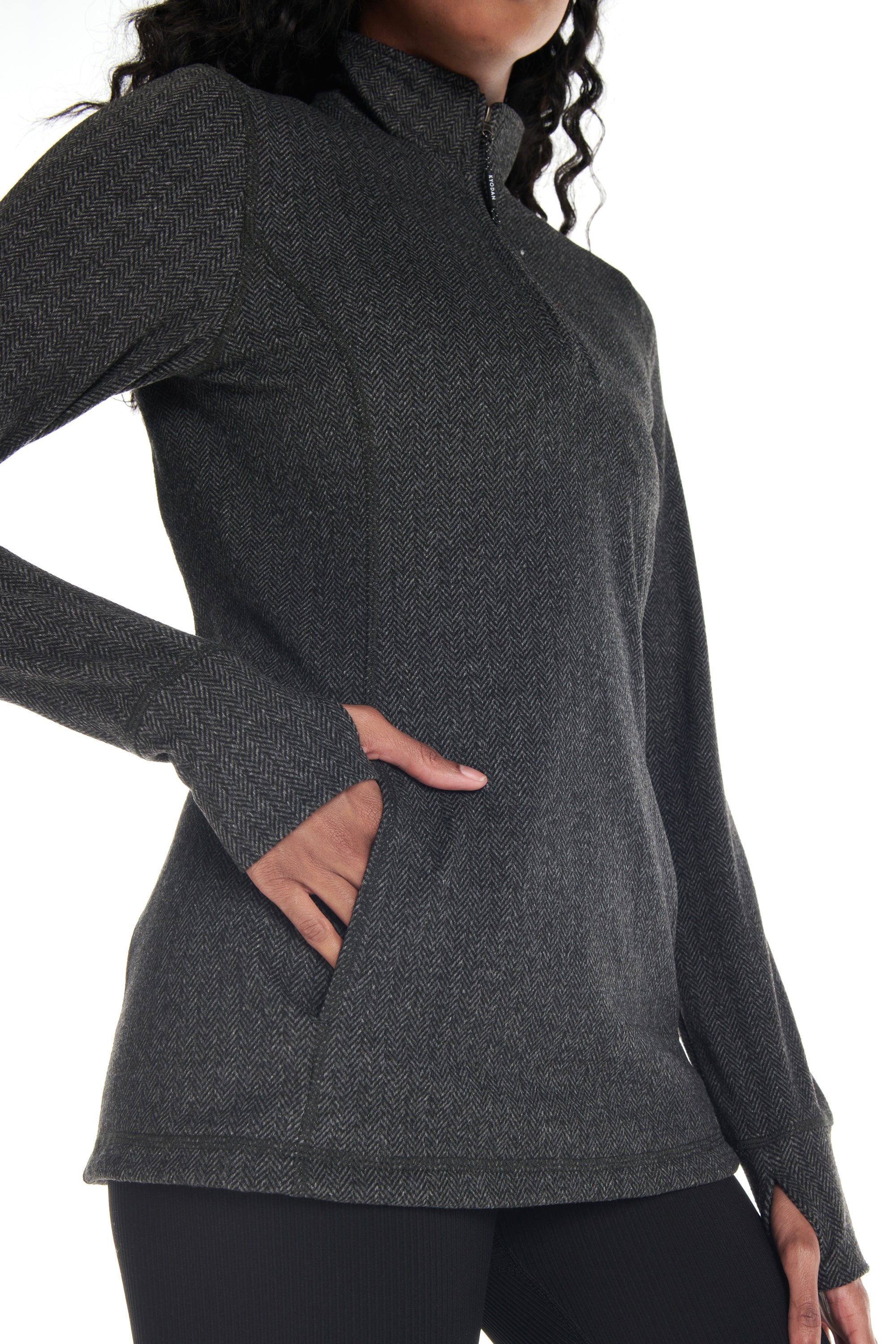 Pull Equinox 1/4 Zip Double Brushed Jacquard