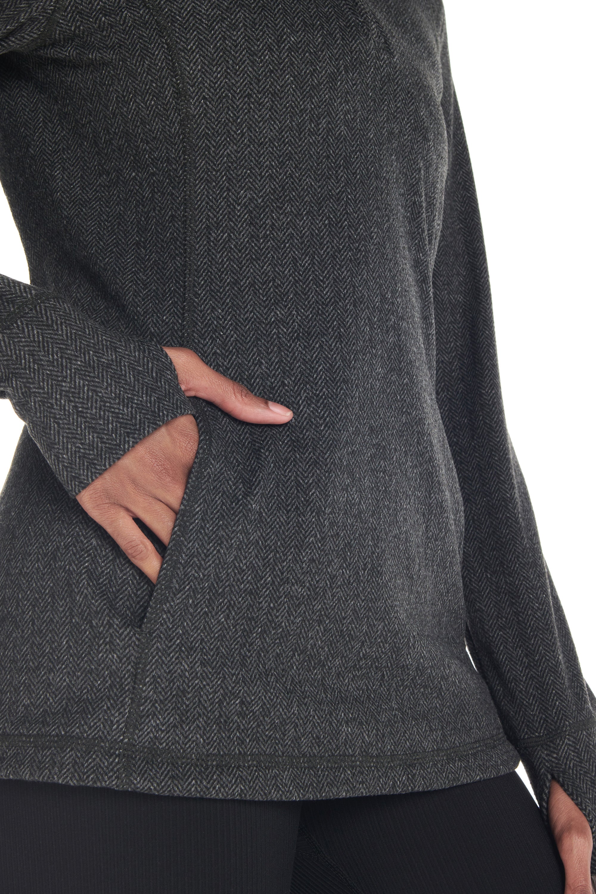 Pull Equinox 1/4 Zip Double Brushed Jacquard