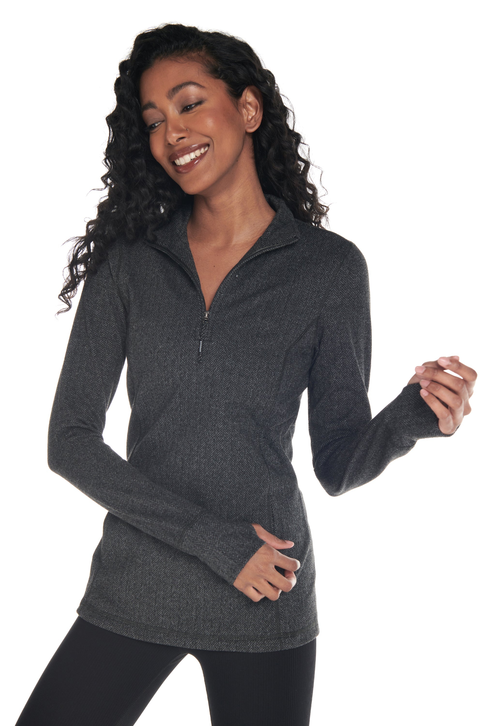 Pull Equinox 1/4 Zip Double Brushed Jacquard